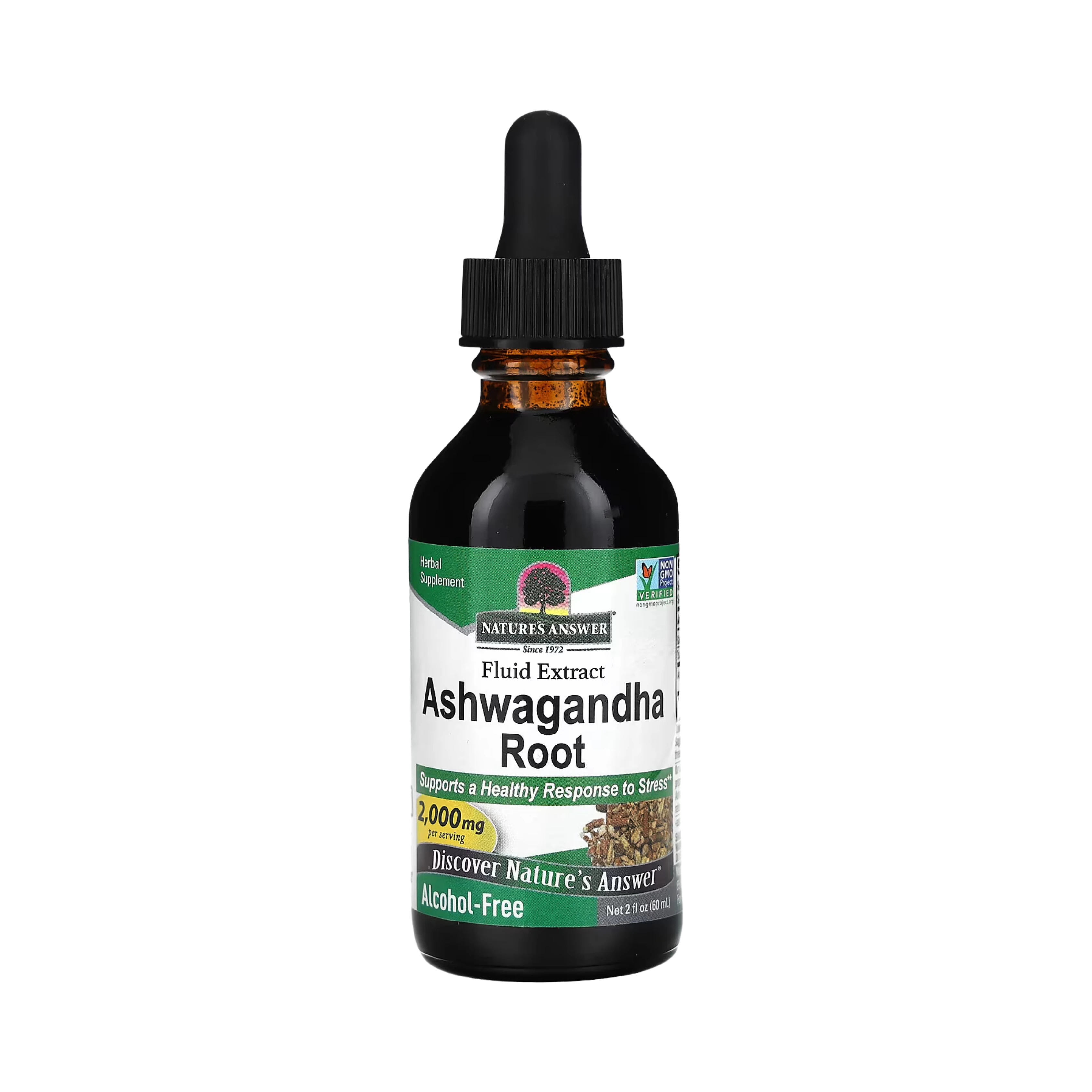 Nature’s Answer -  Ashwaganda Alcohol Free, 2 Oz