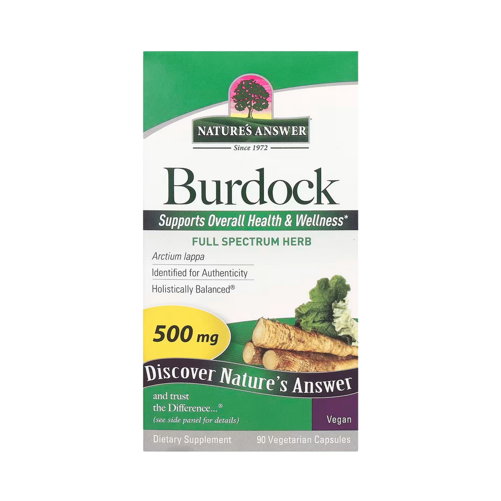 Nature’s Answer - Burdock, 90 Vegetarian Capsules