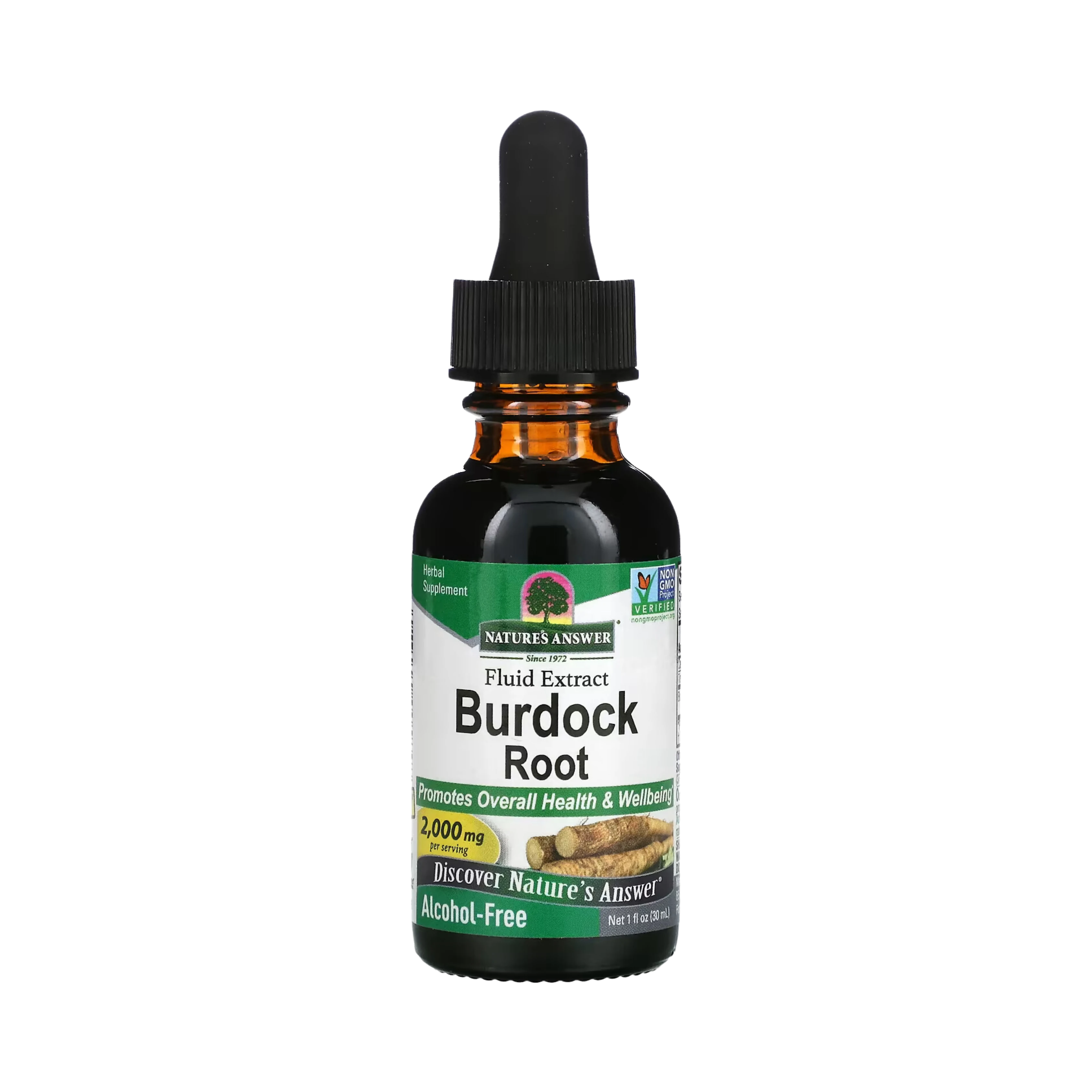 Nature’s Answer - Burdock Root Alcohol Free Extract, 1 Oz