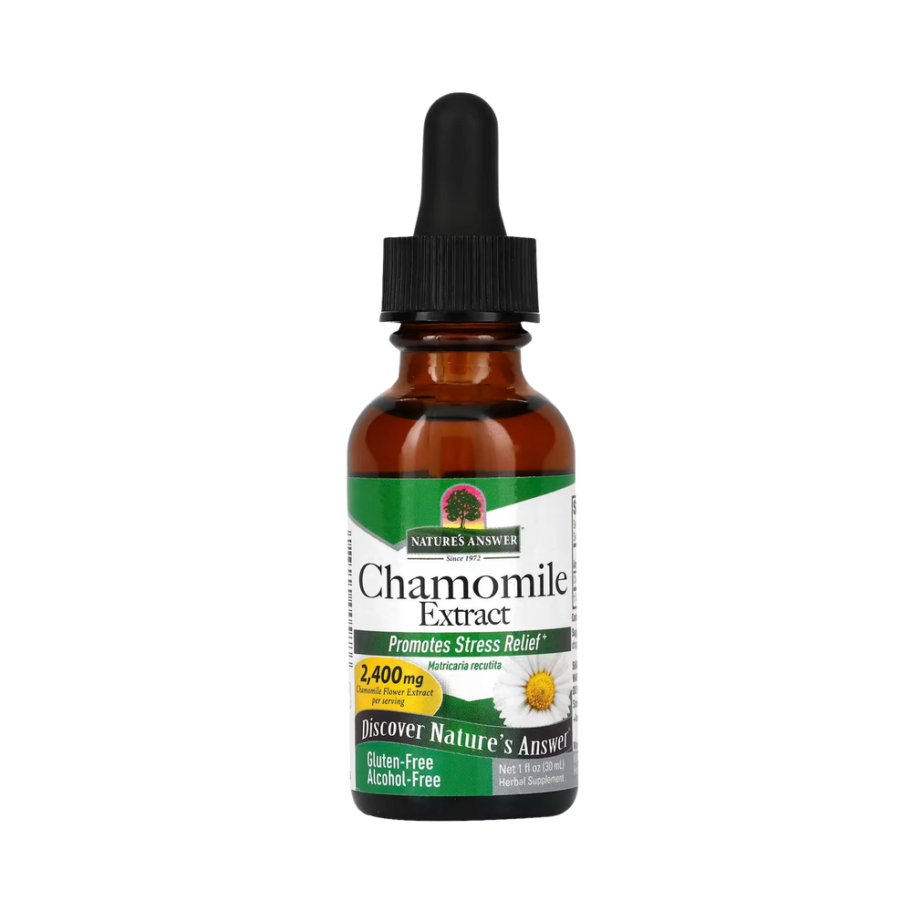 Nature’s Answer - Chamomile Flowers Alcohol Free Extract, 1 Oz