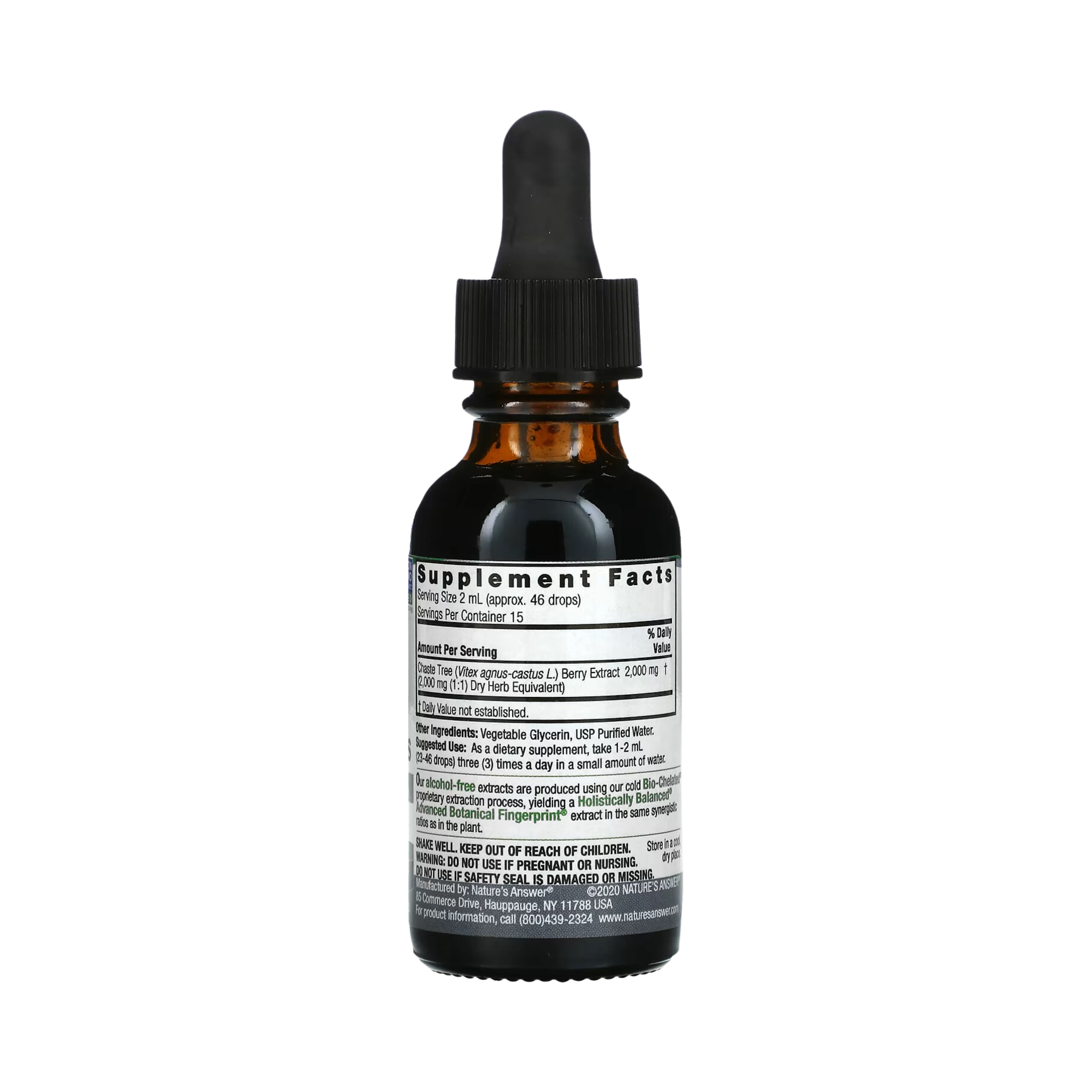 Nature’s Answer - Chaste Berry,Vitex Agnus Castus Extract, 1 Oz