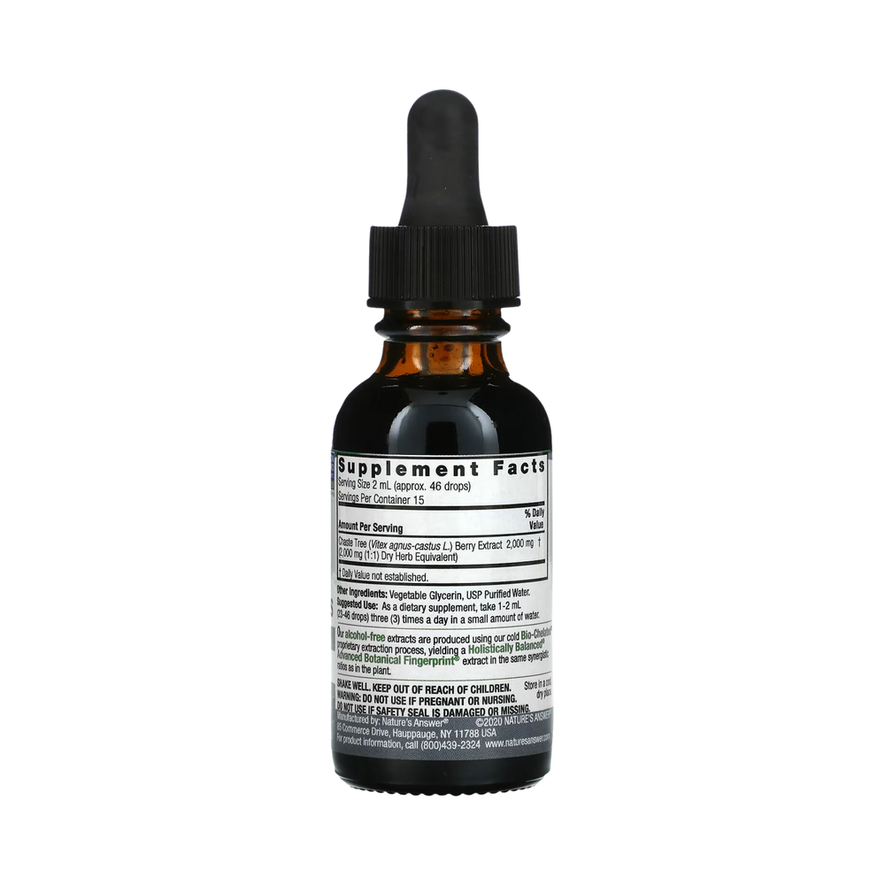 Nature’s Answer - Chaste Berry,Vitex Agnus Castus Extract, 1 Oz