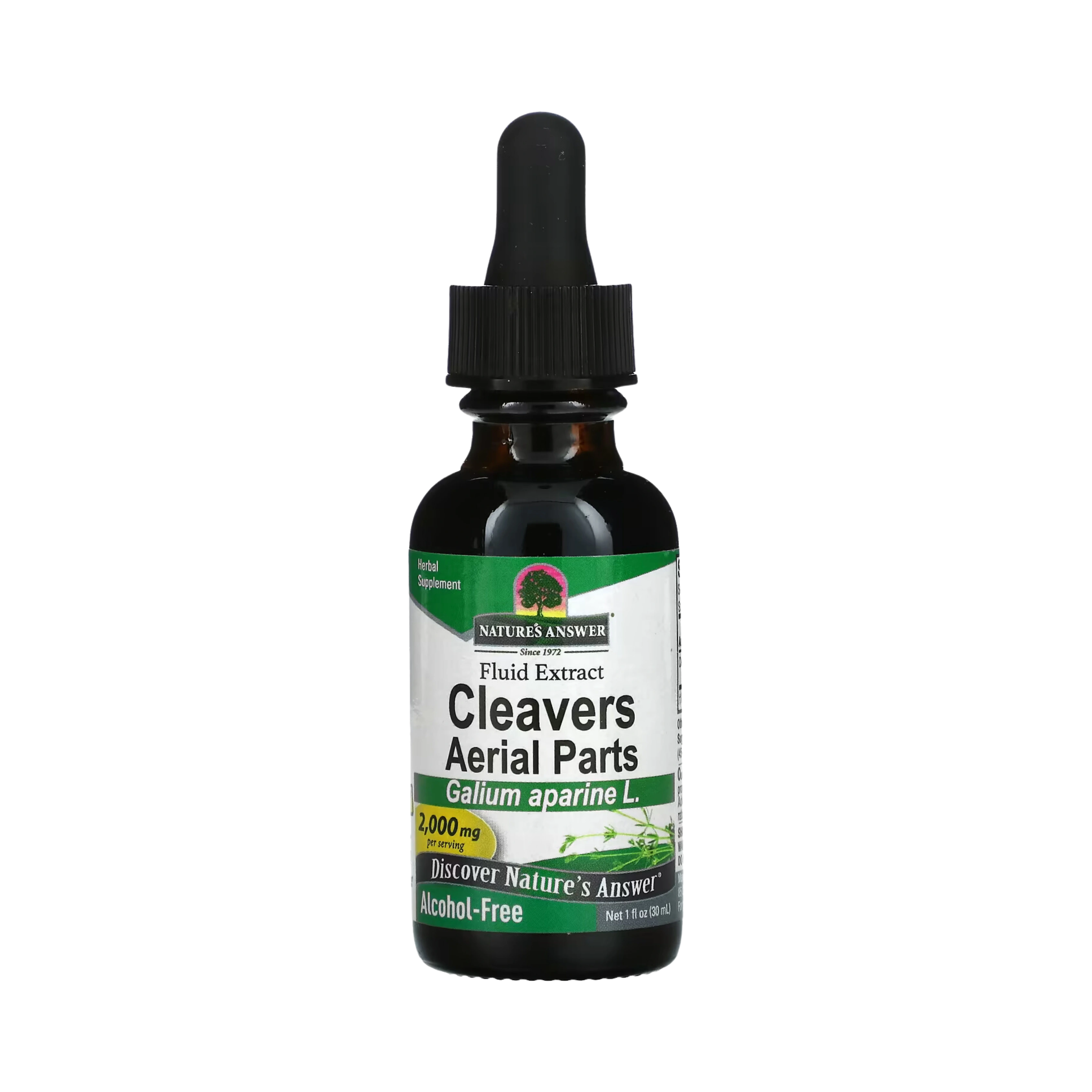 Nature’s Answer - Cleavers Aerial Parts Alcohol Free, 1 Oz