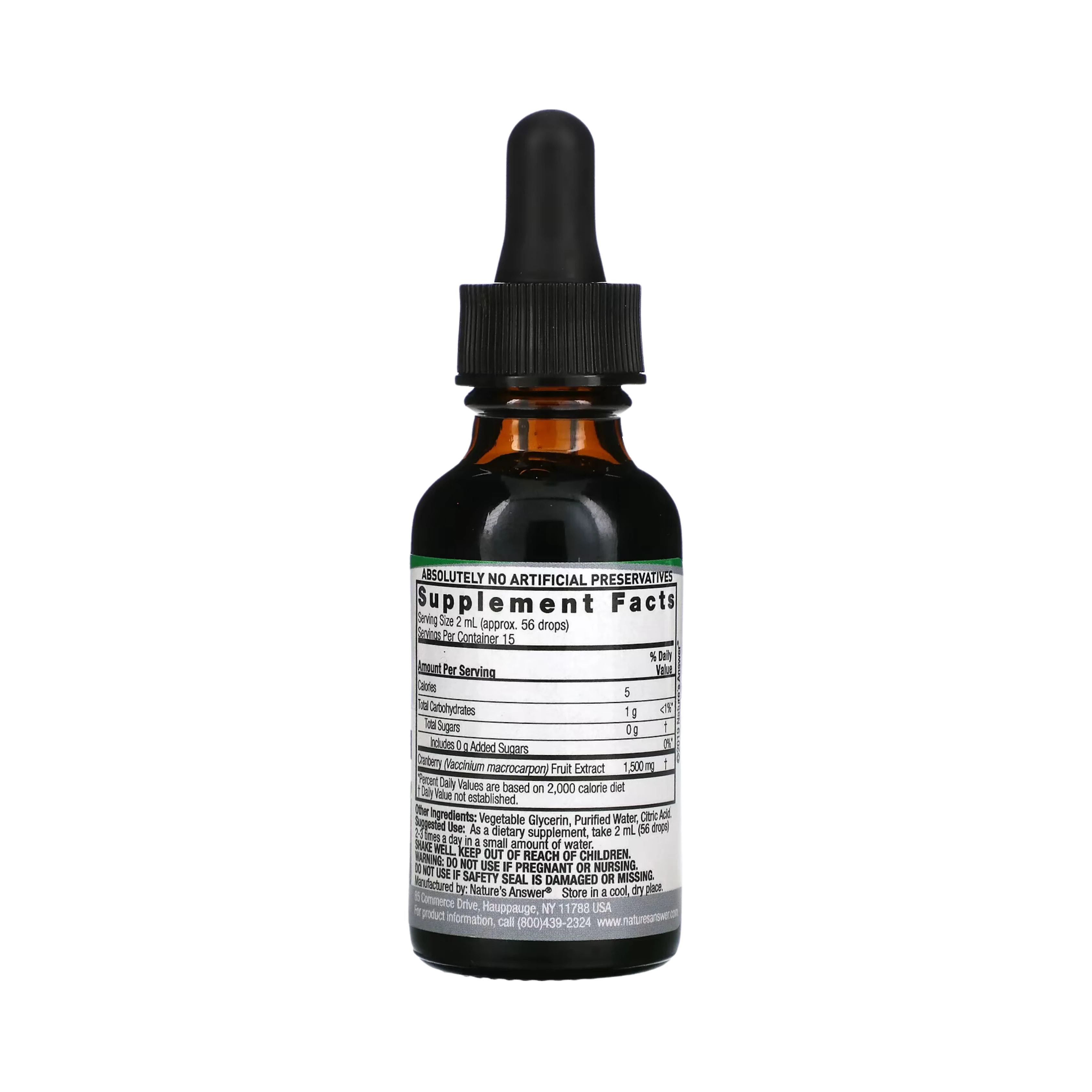 Nature’s Answer - Cranberry Extract, Alcohol Free, 1 Oz