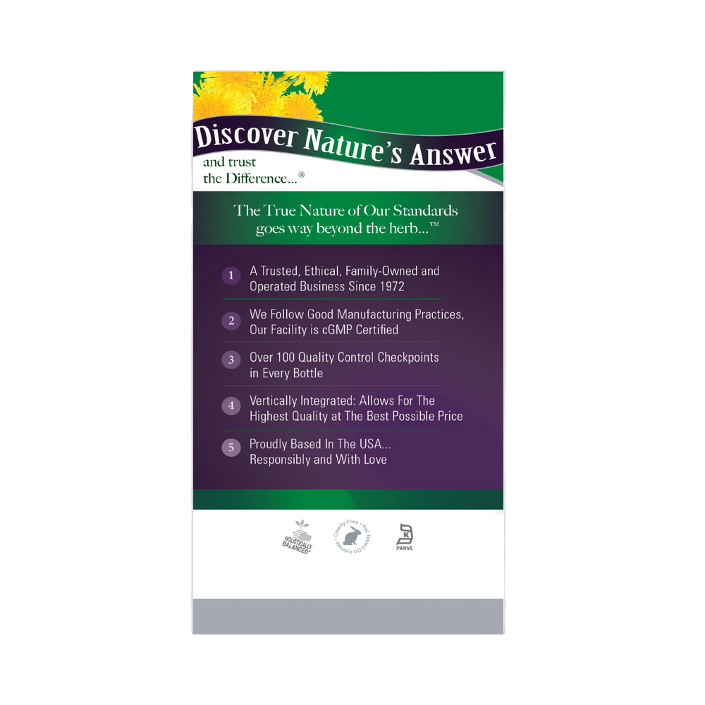 Nature’s Answer - Dandelion Root, 90 Capsules