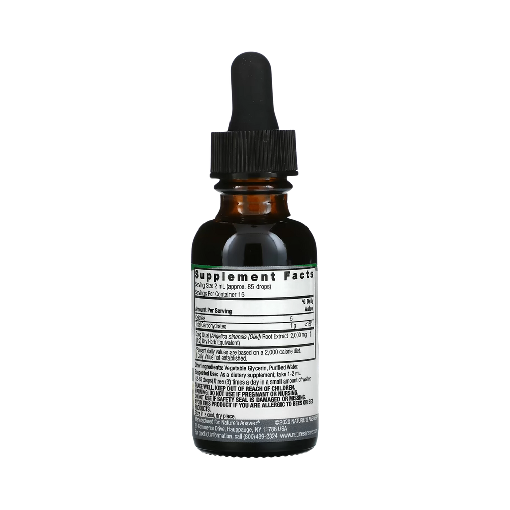 Nature’s Answer - Dong Quai Alcohol Free Extract, 1 Oz