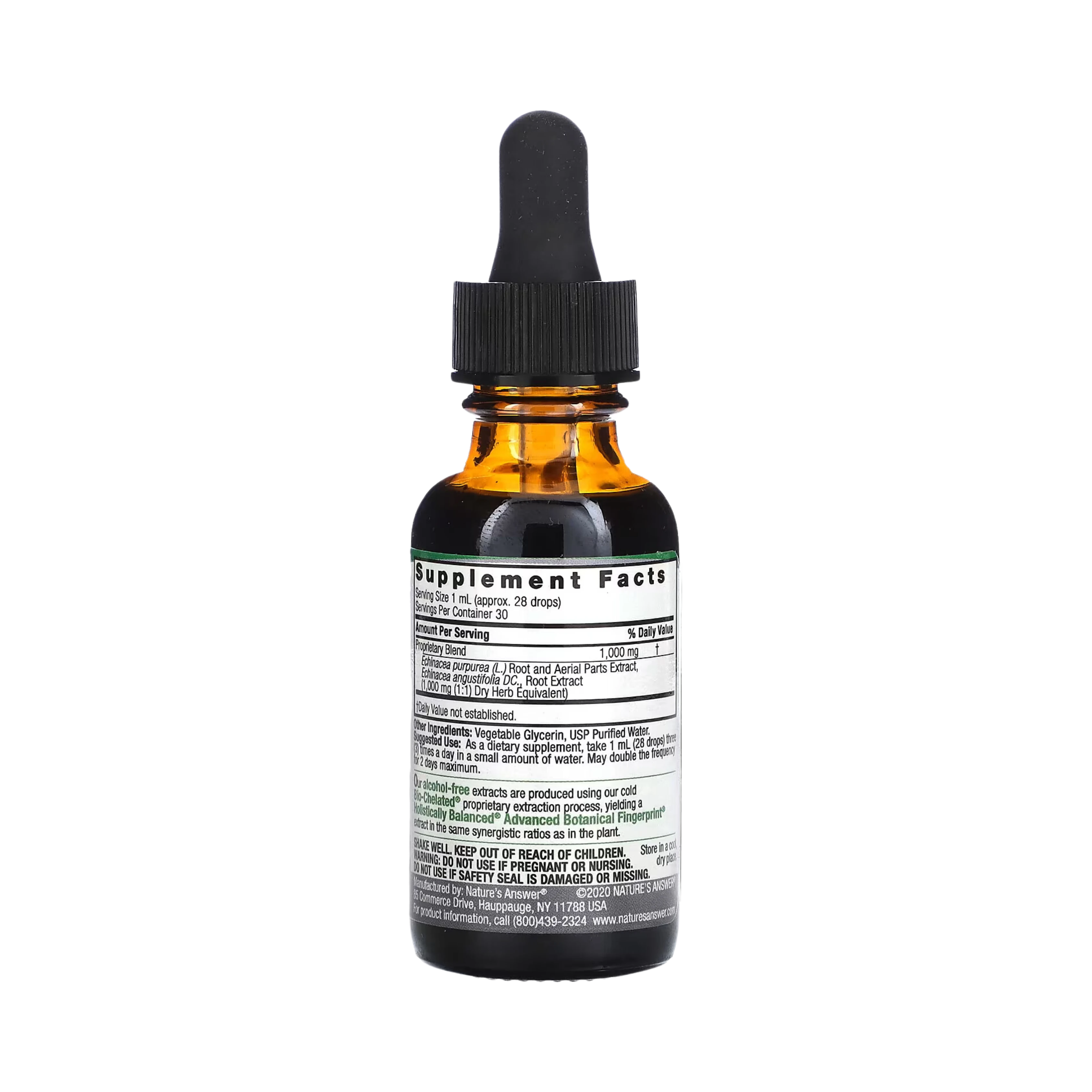Nature's Answer - ECHINACEA 1OZ, ALCOHOL FREE