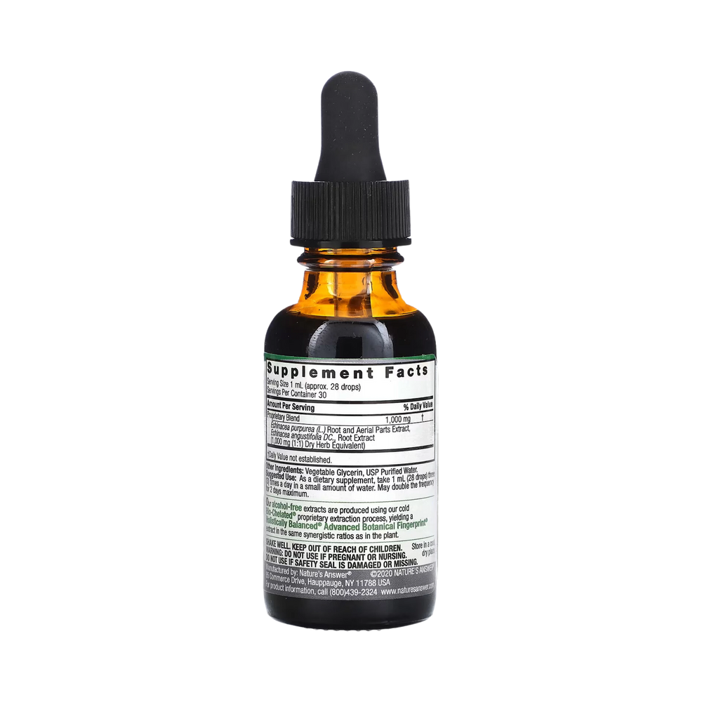 Nature's Answer - ECHINACEA 1OZ, ALCOHOL FREE