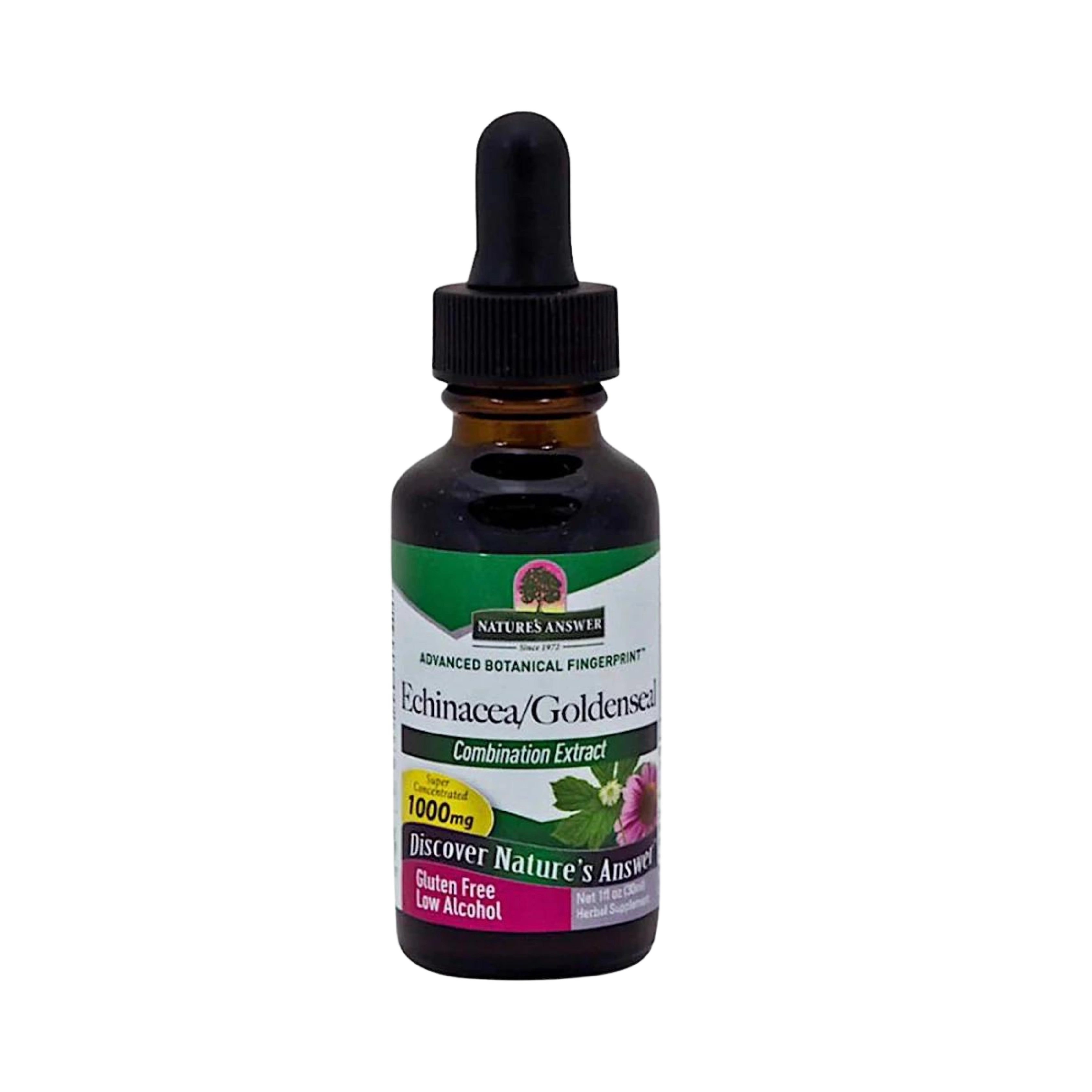 Nature’s Answer - Echinacea With Goldenseal, 1 Oz