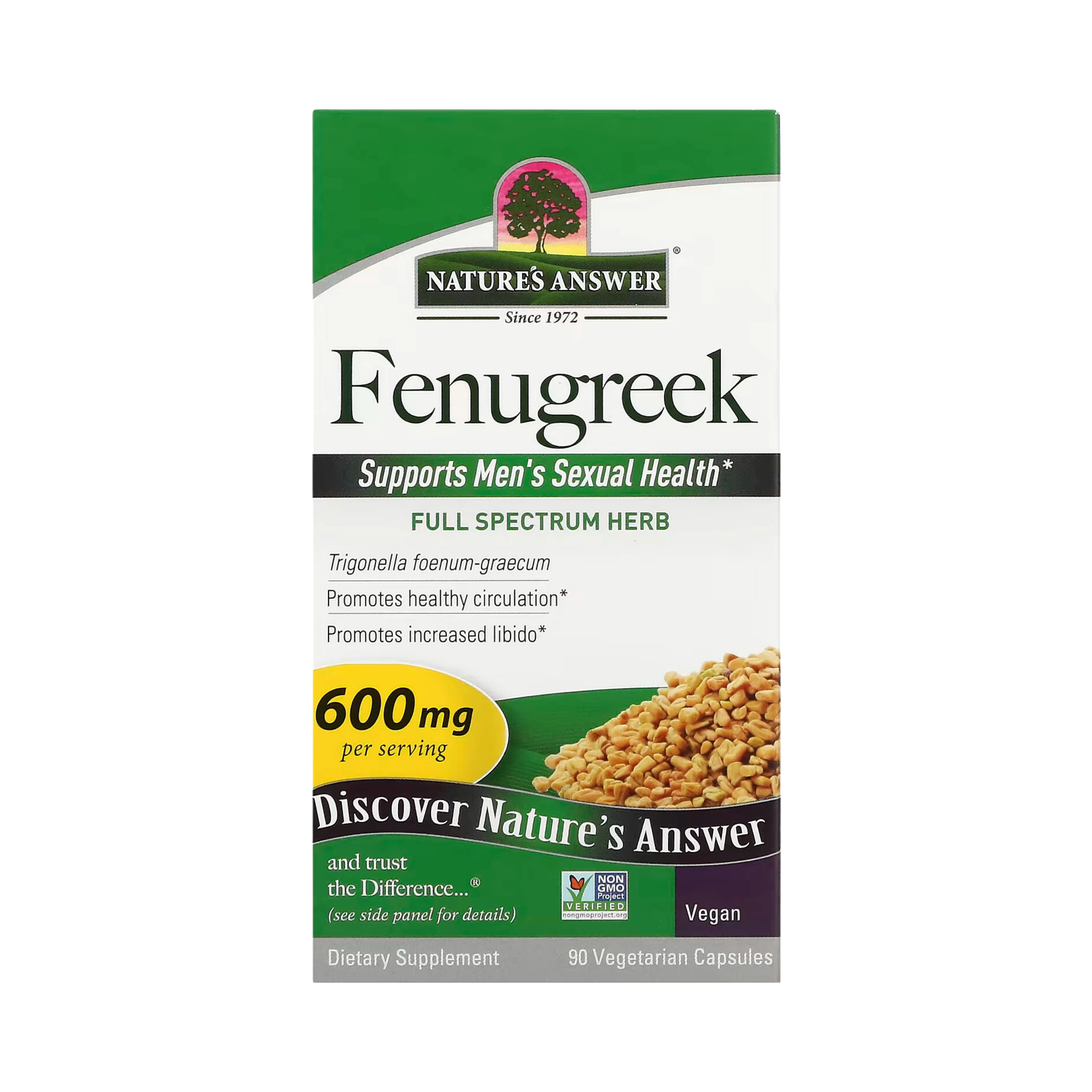 Nature’s Answer - Fenugreek Seed, 90 Capsules