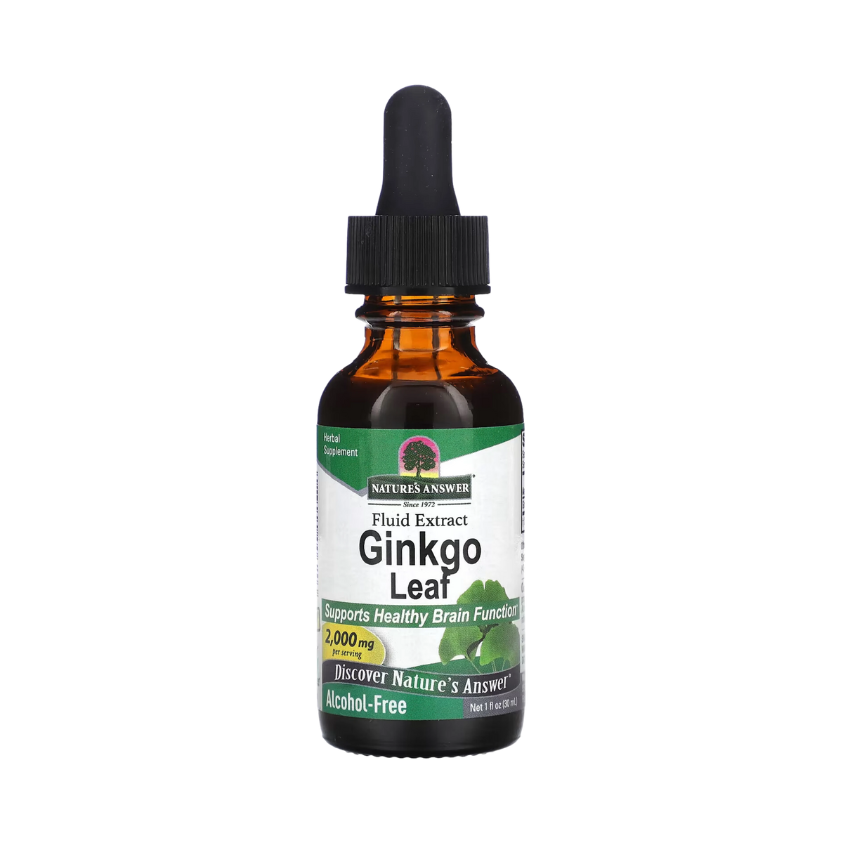 Nature’s Answer - Ginkgo Alcohol Free Extract, 1 Oz