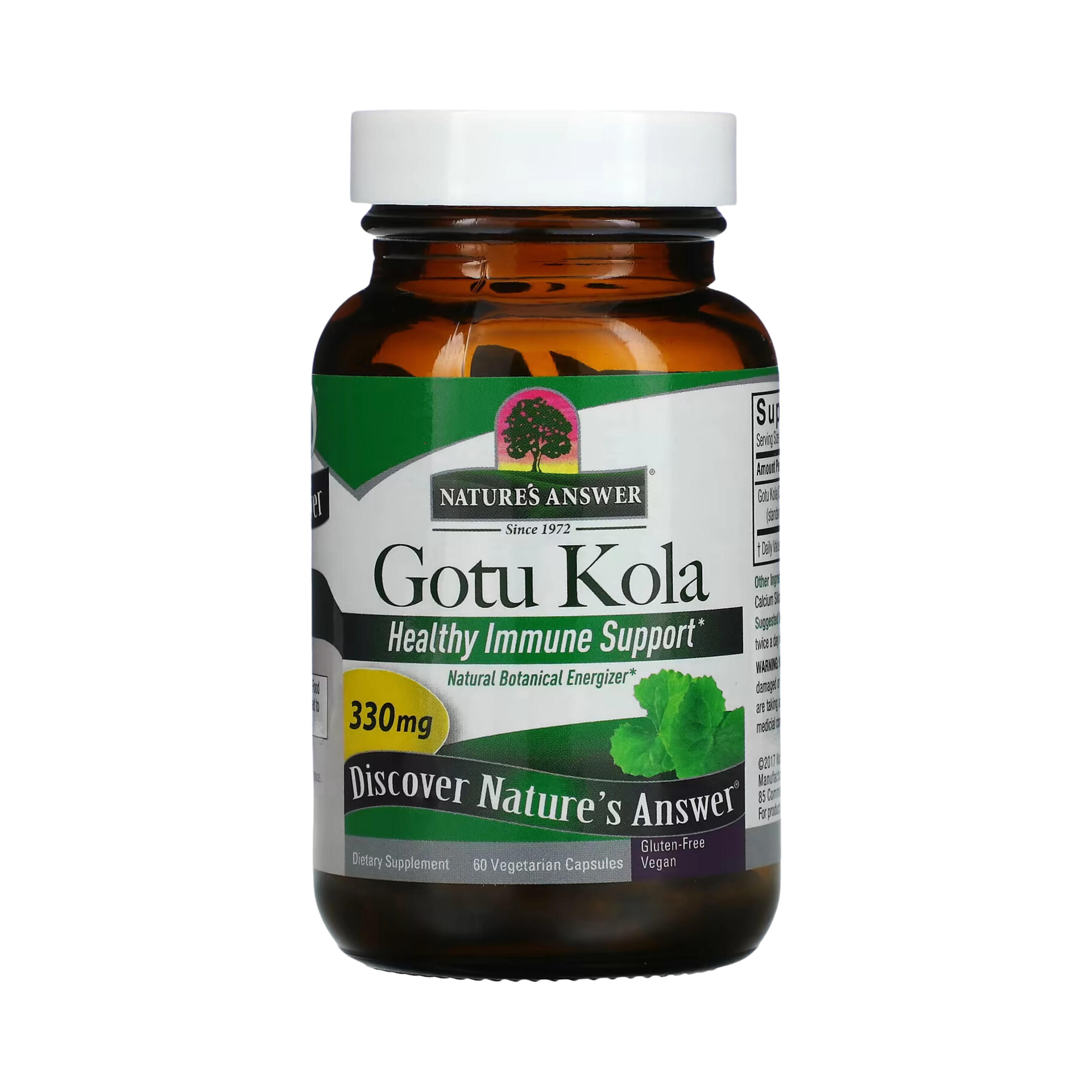 Nature’s Answer - Gotu-Kola Herb, 60 Capsules