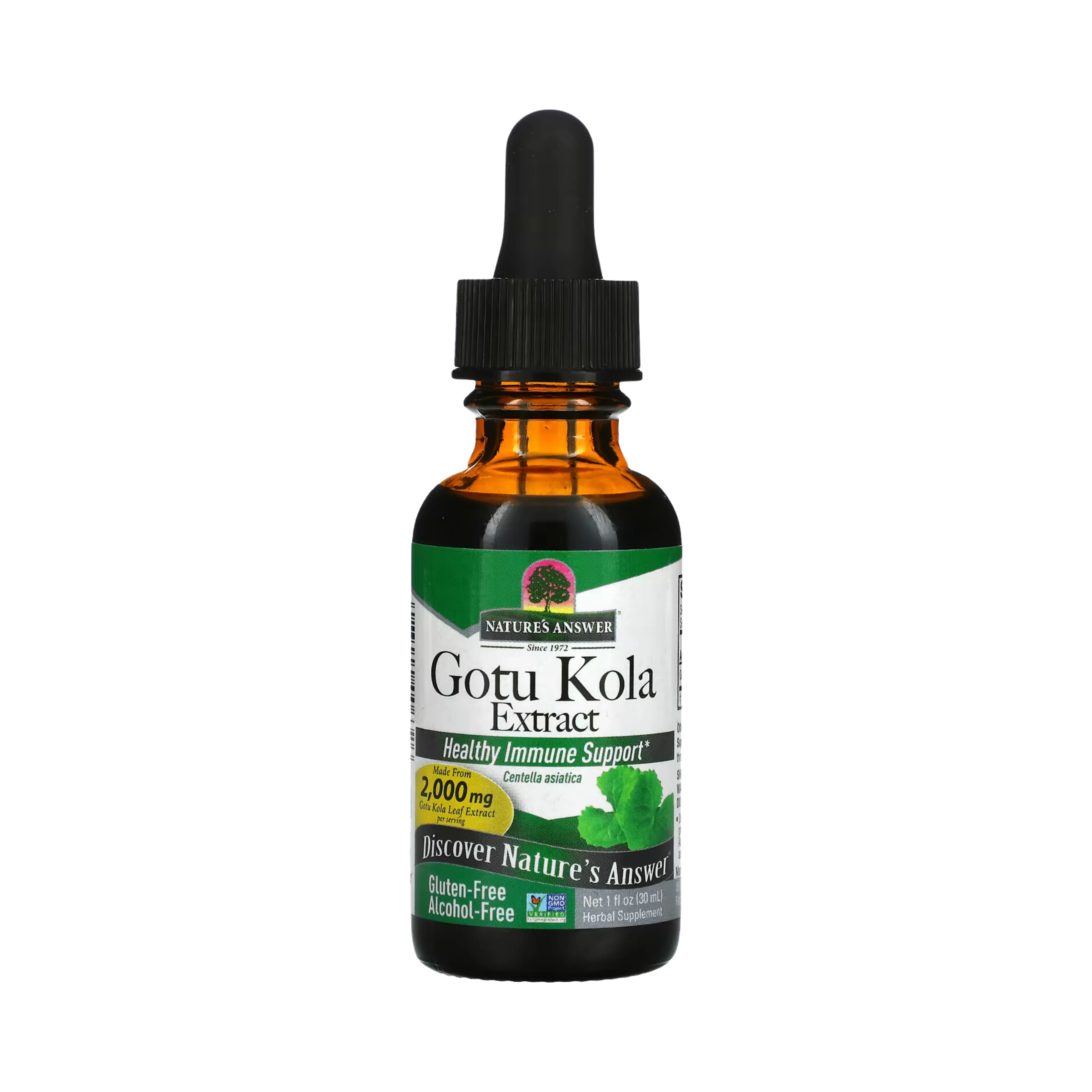Nature’s Answer - Gotu-Kola Herb Alcohol Free Extract, 1 Oz