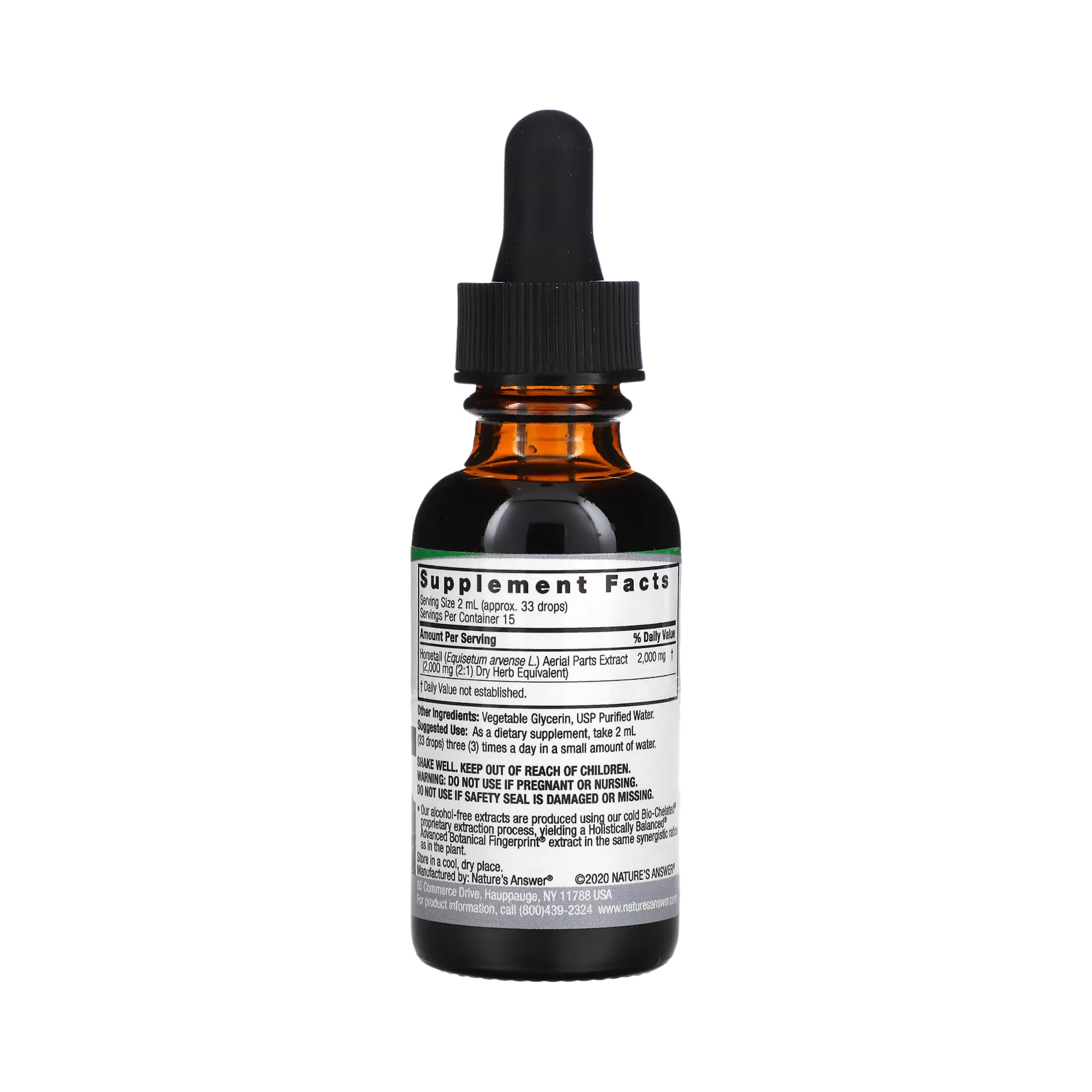 Nature’s Answer - Horsetail Alcohol Free Extract, 1 Oz