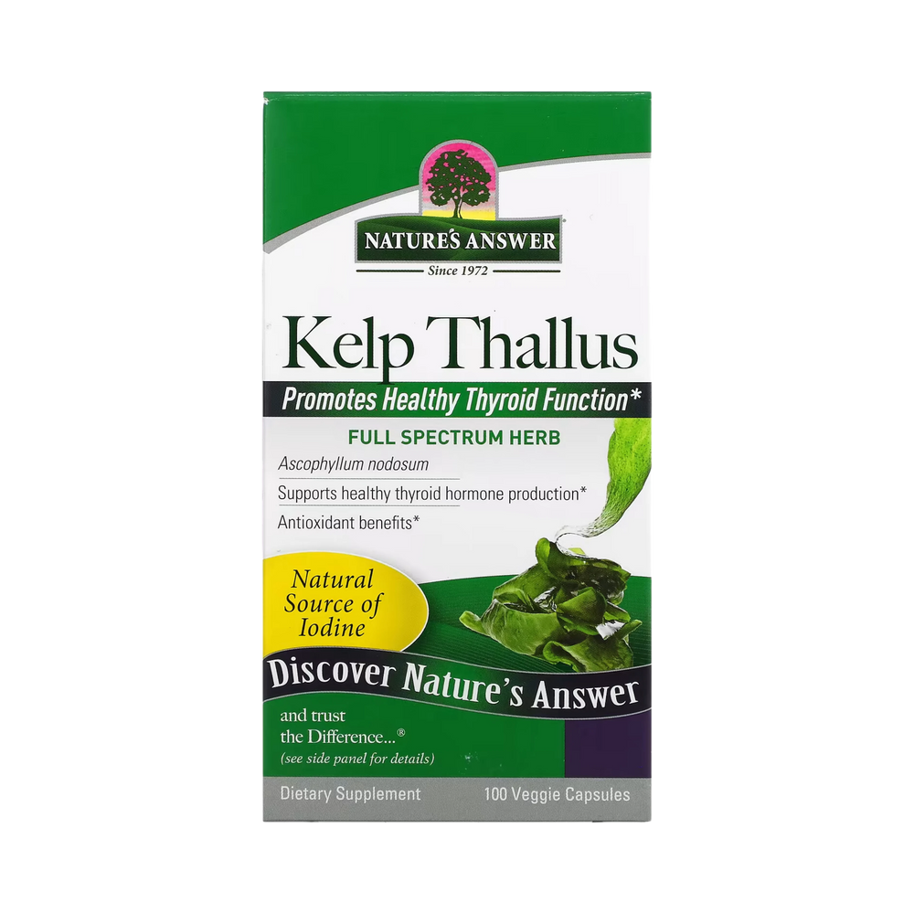 Nature’s Answer - Kelp Thallus, 100 Capsules