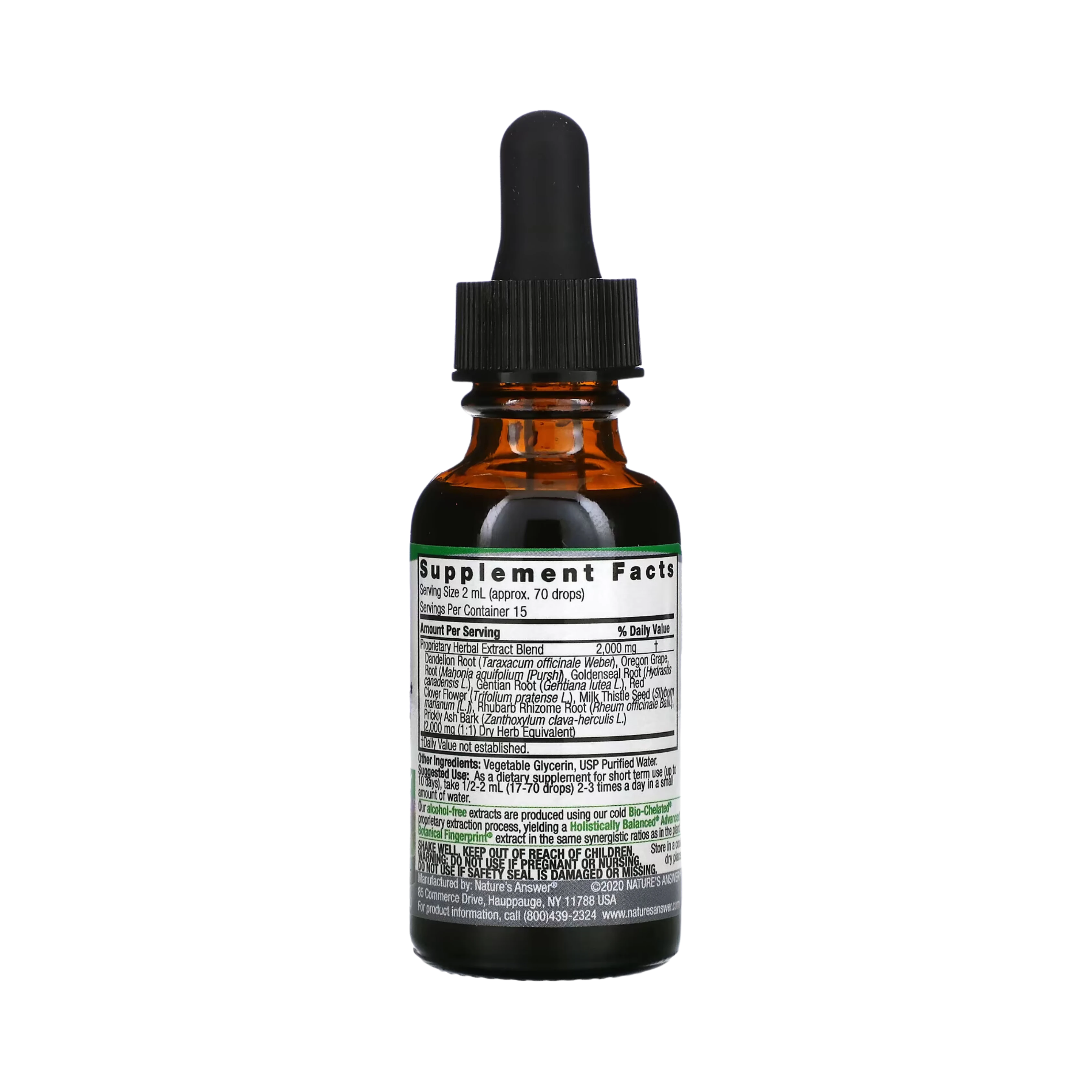 Nature's Answer - Liver Support Herbal Blend, 1 OZ