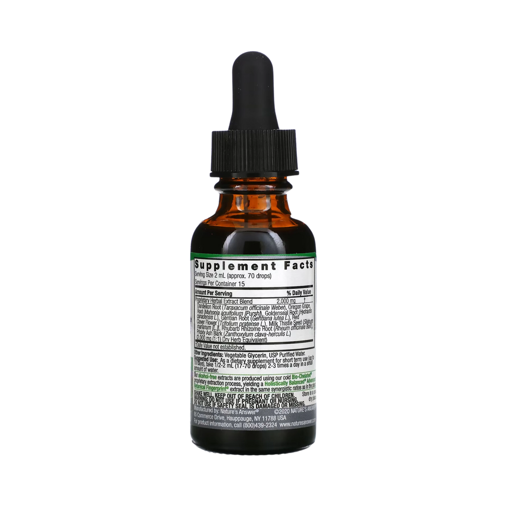 Nature's Answer - Liver Support Herbal Blend, 1 OZ