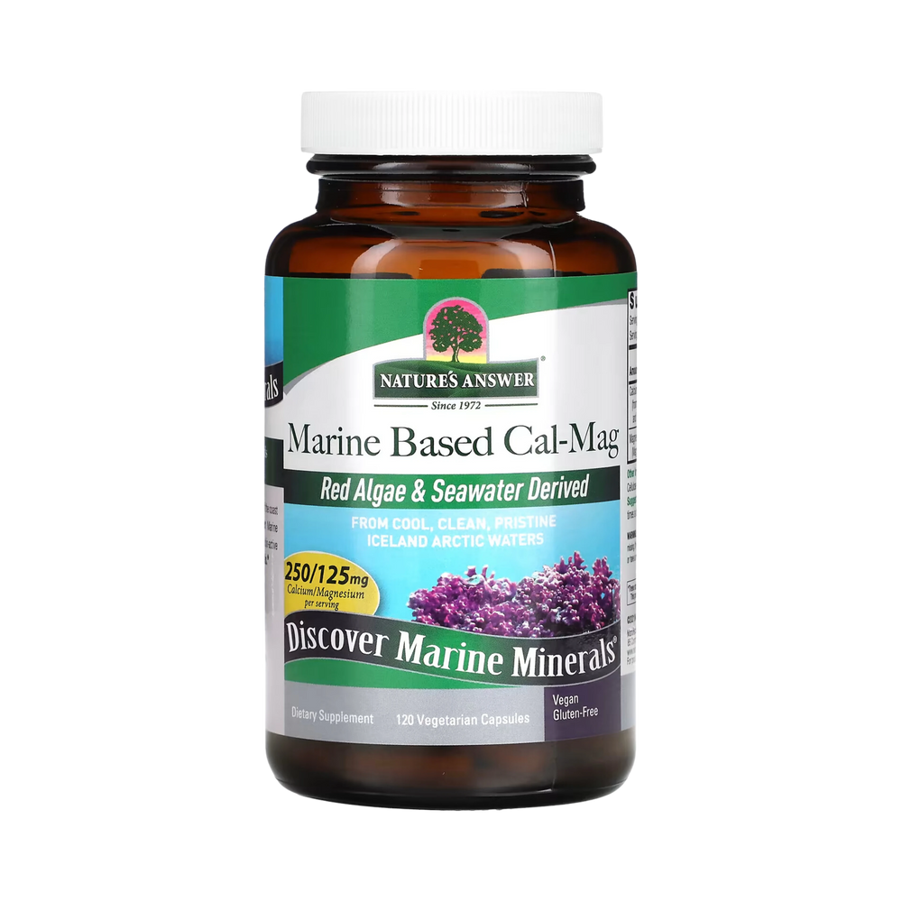 Nature's Answer - Marine Based Cal-Mag, 120 Vegetarian Capsules