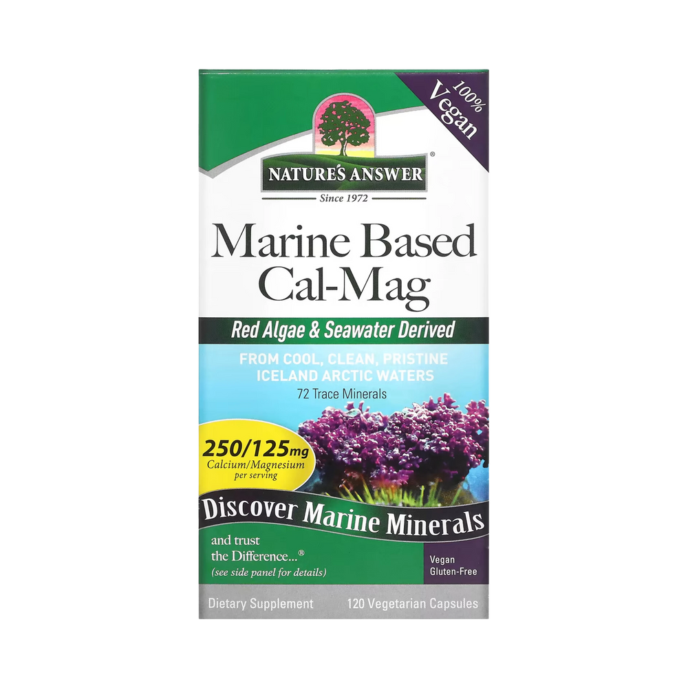Nature's Answer - Marine Based Cal-Mag, 120 Vegetarian Capsules
