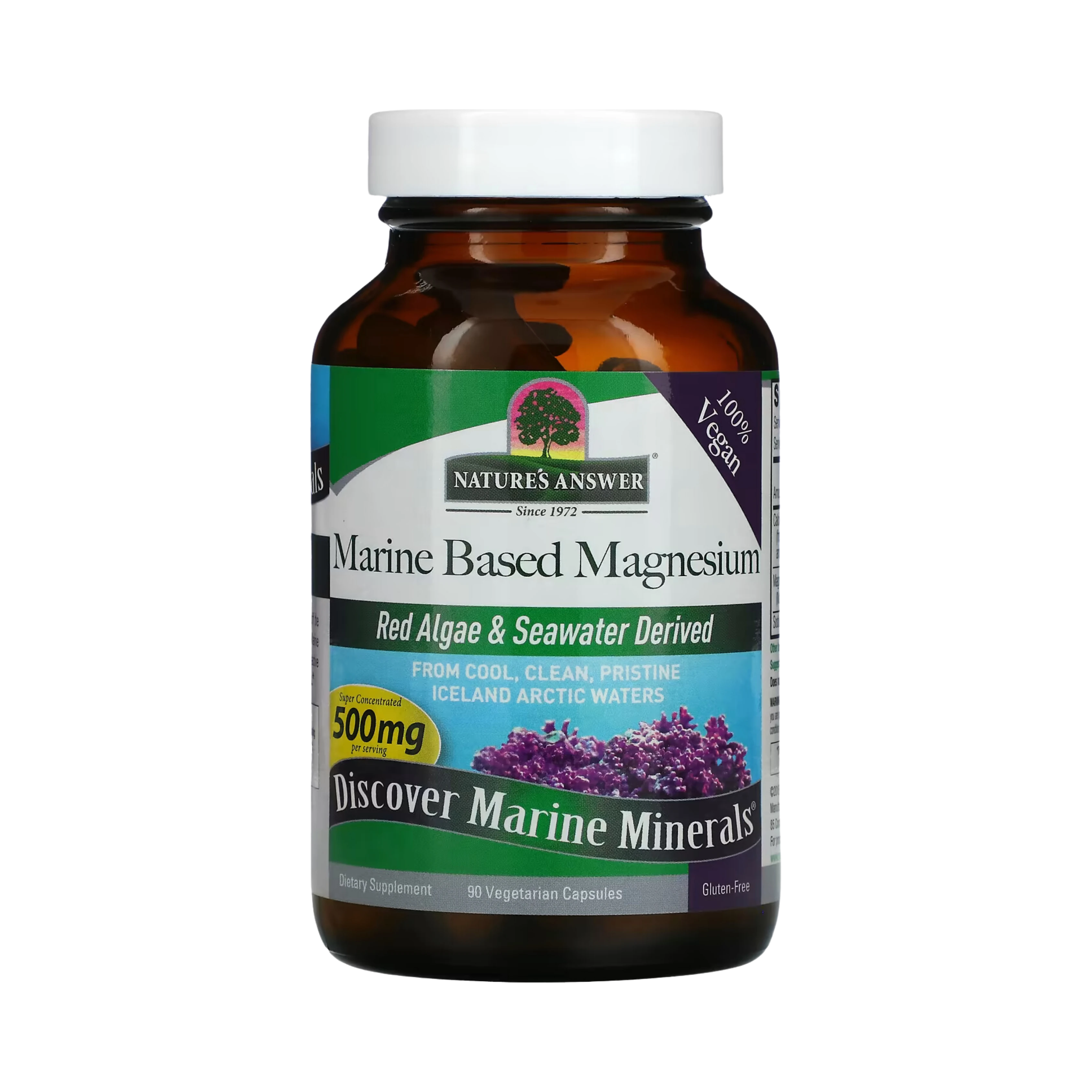 Nature's Answer - Marine Based Magnesium, 250 mg, 90 Vegetarian Capsules