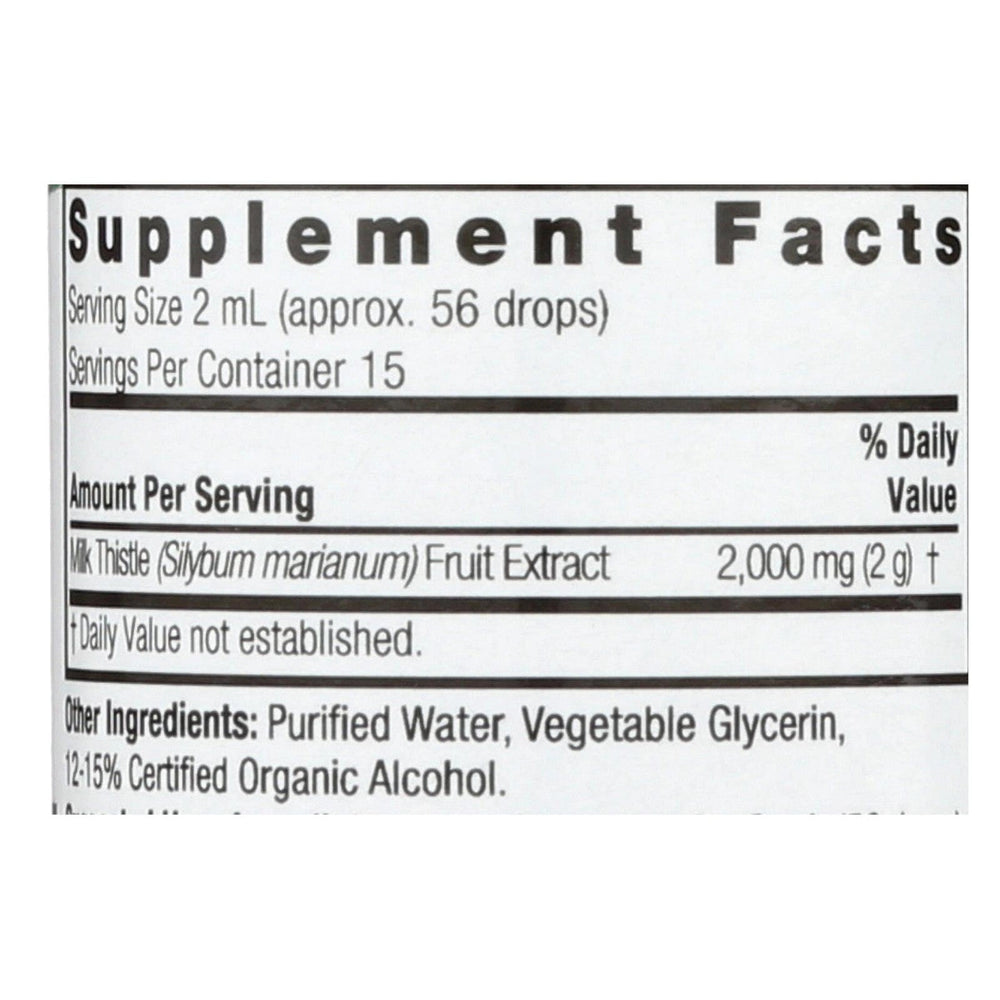 Nature's Answer, Milk Thistle Extract Liquid, 1 OZ