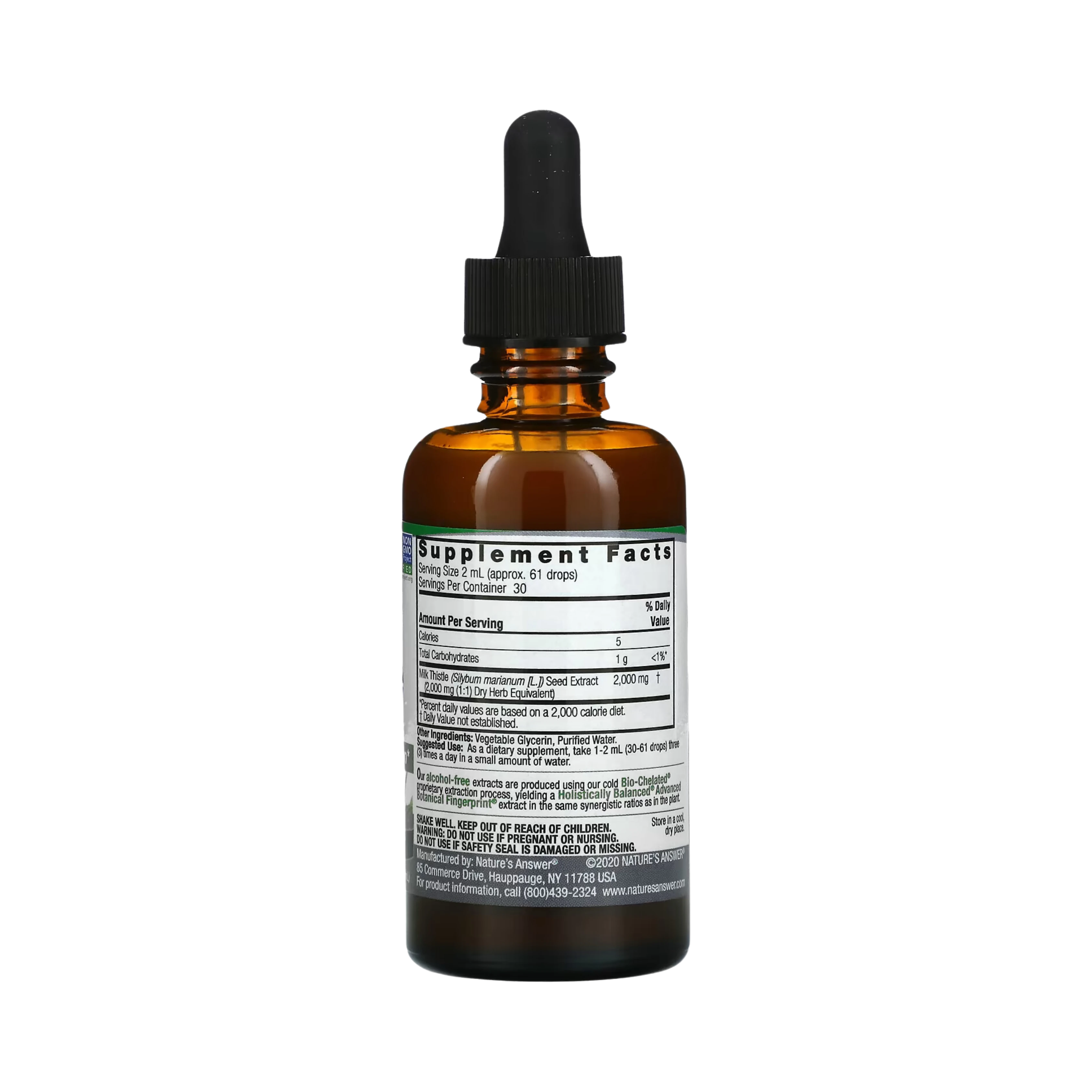 Nature's Answer - Milk Thistle Seed, 2 fl oz