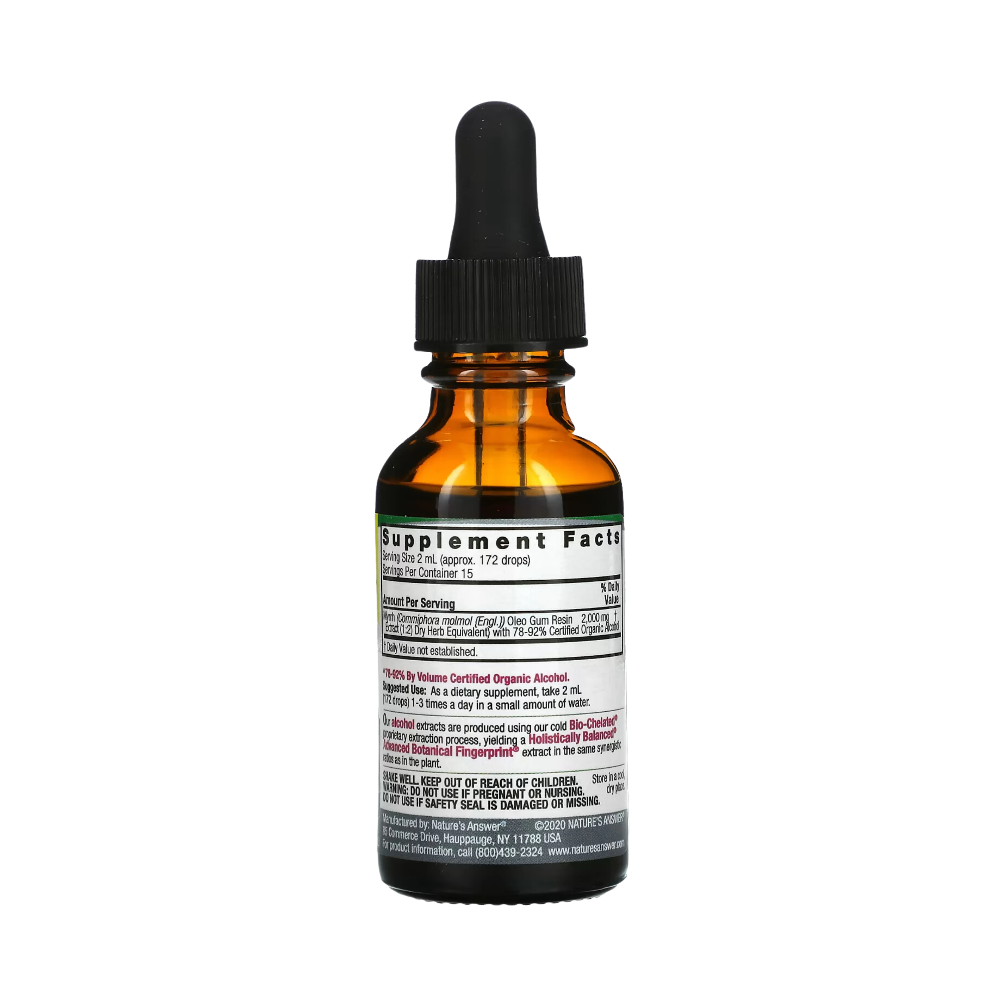 Nature’s Answer, Myrrh Gum Extract, 1 Oz