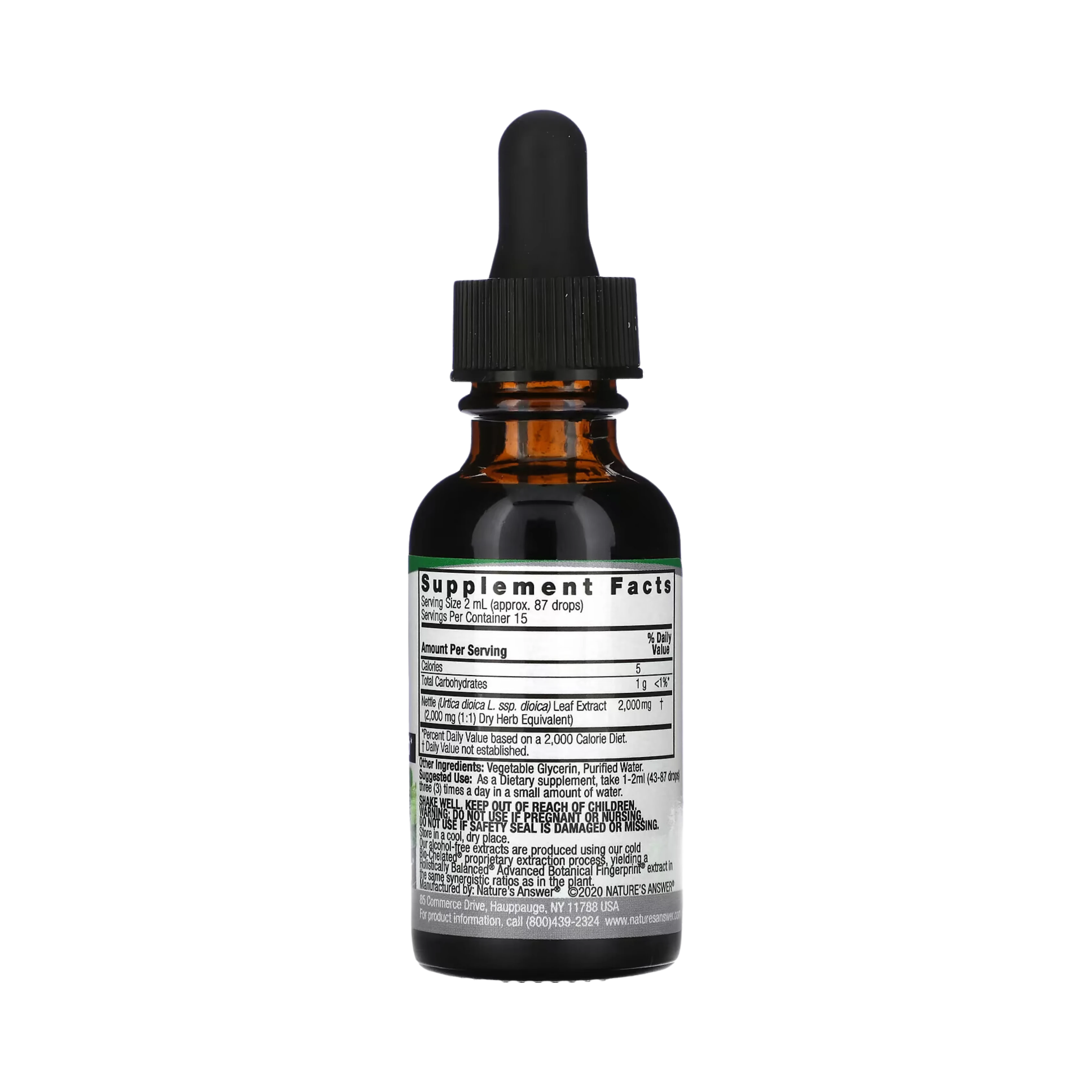 Nature’s Answer - Nettles Alcohol Free Extract, 1 Oz