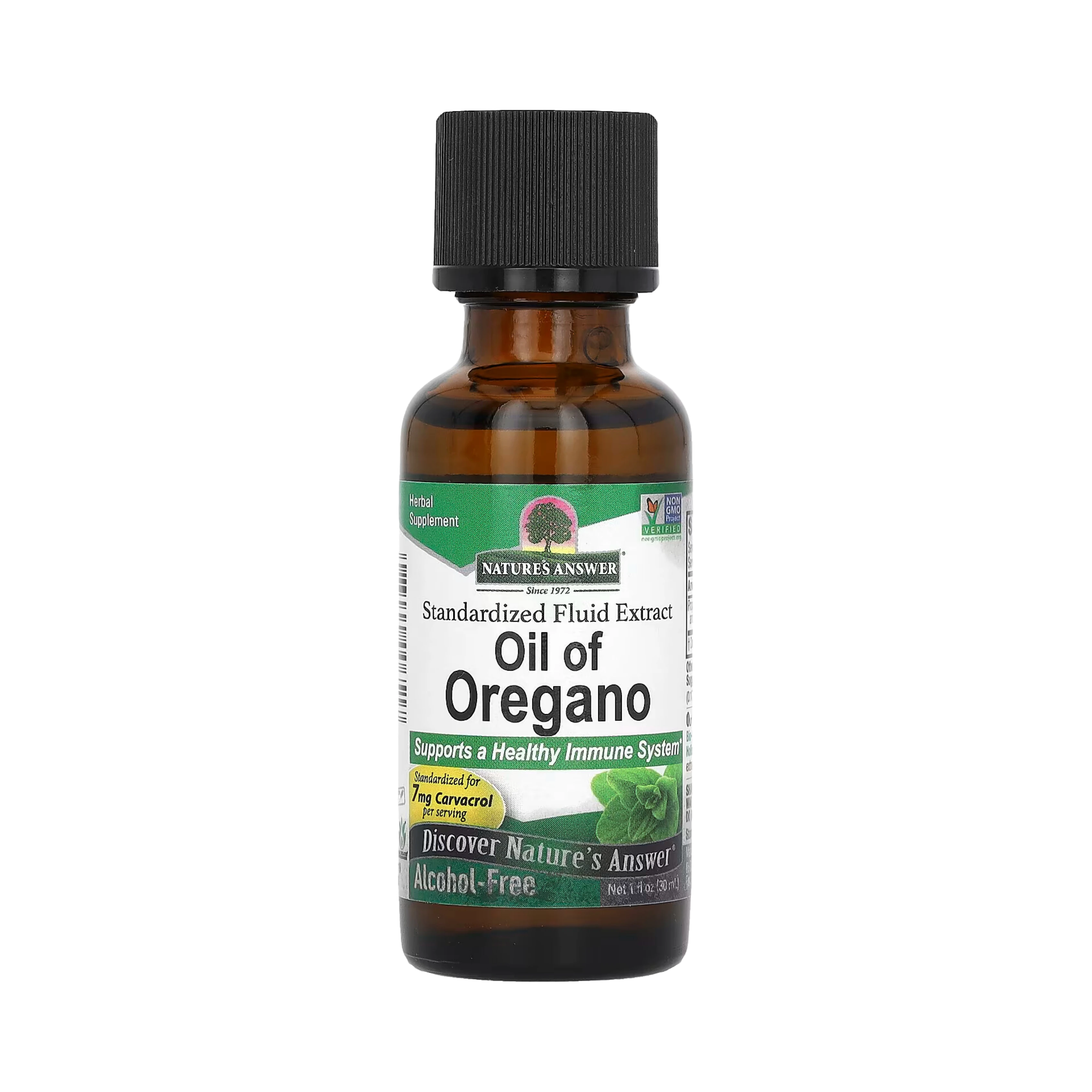 Nature's Answer - Oil of Oregano Leaf, Alcohol-Free, 1 OZ