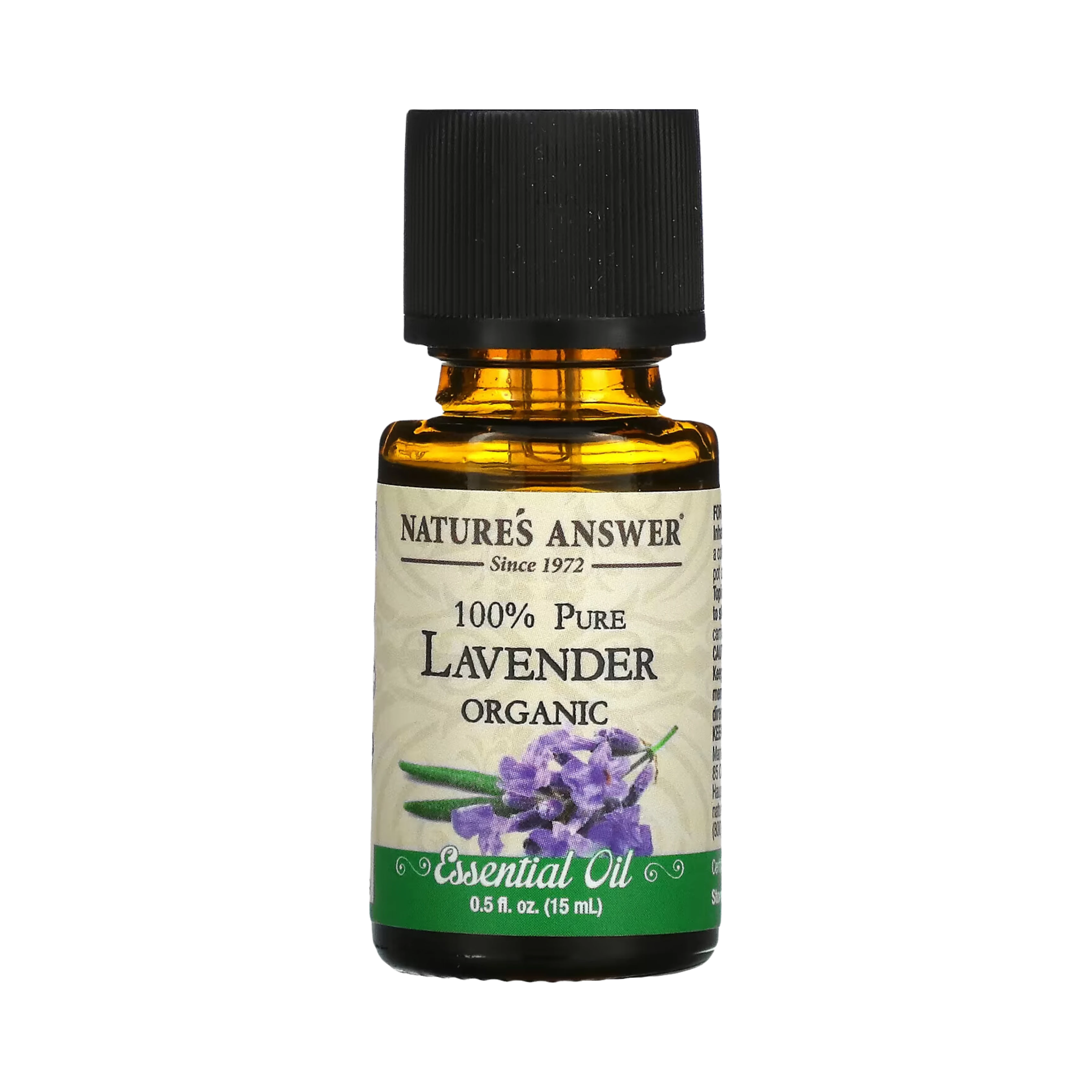 Nature's Answer - Organic Essential Oil, Lavender, 0.5 OZ