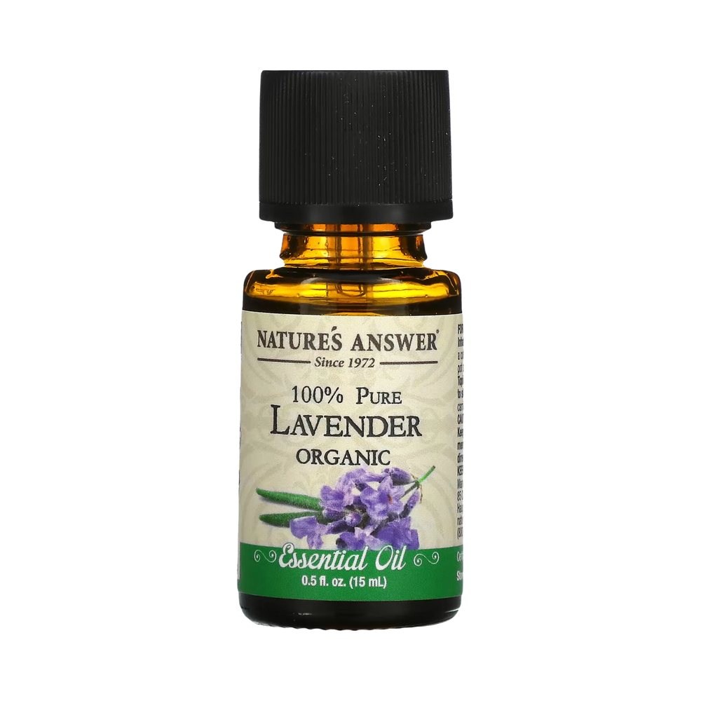 Nature's Answer - Organic Essential Oil, Lavender, 0.5 OZ