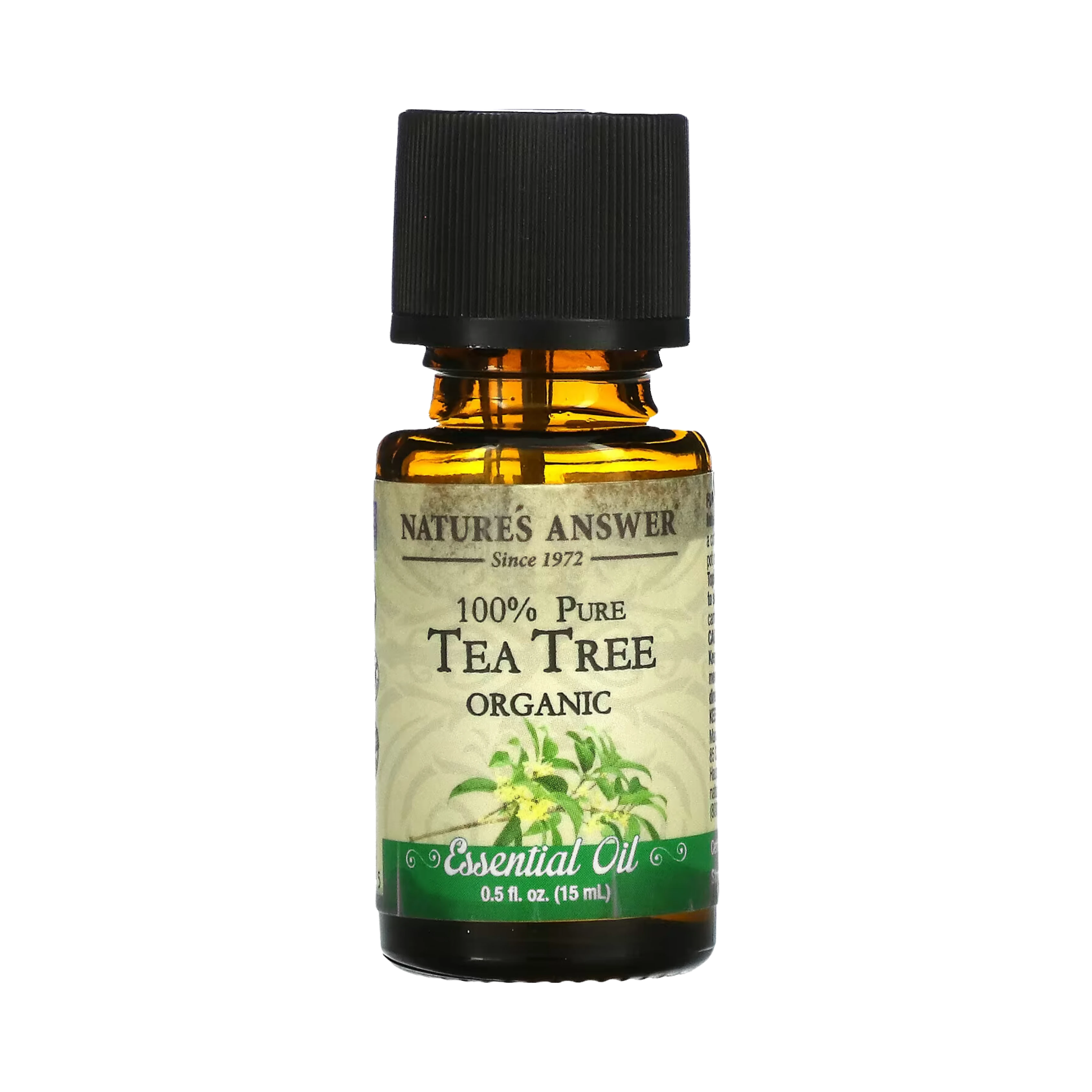Nature's Answer  - Organic Tea Tree Essential Oil, 0.5 OZ