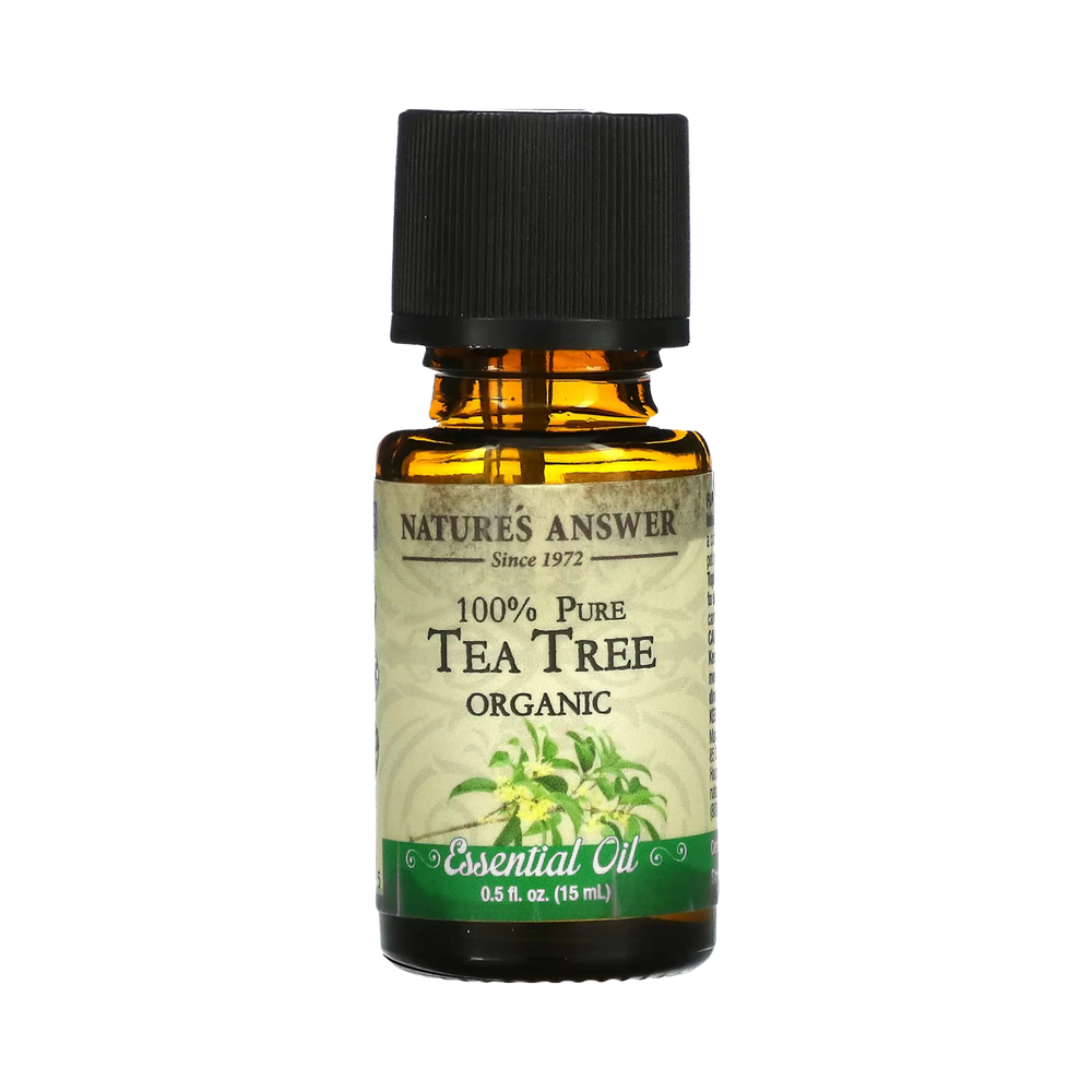 Nature's Answer  - Organic Tea Tree Essential Oil, 0.5 OZ