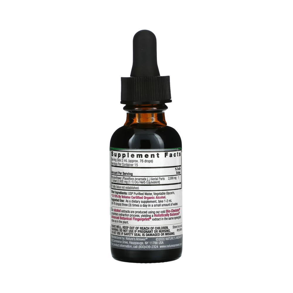 Nature’s Answer, Passion Flower Extract, 1 Oz