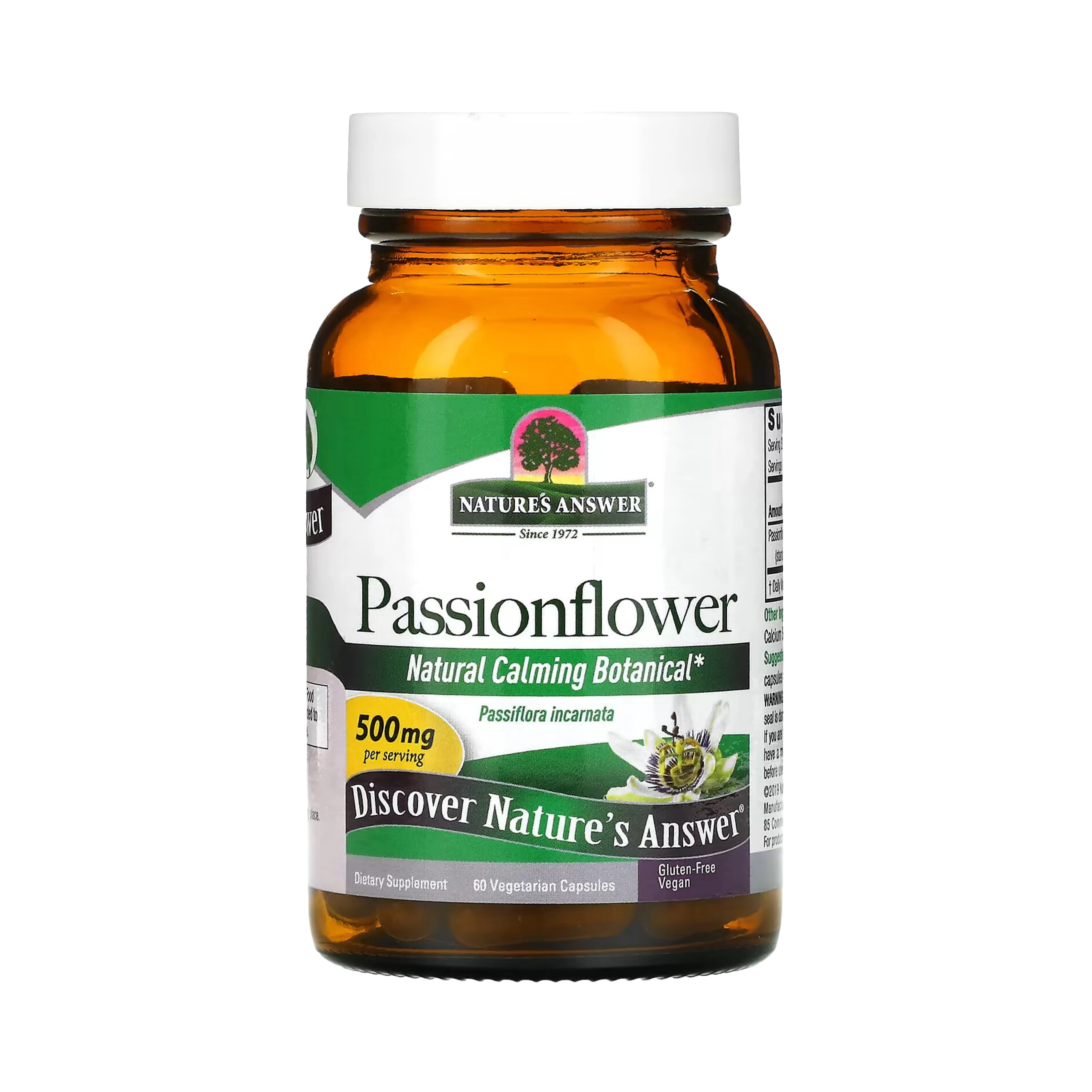 Nature’s Answer - Passion Flower Standardized, 60 Capsules
