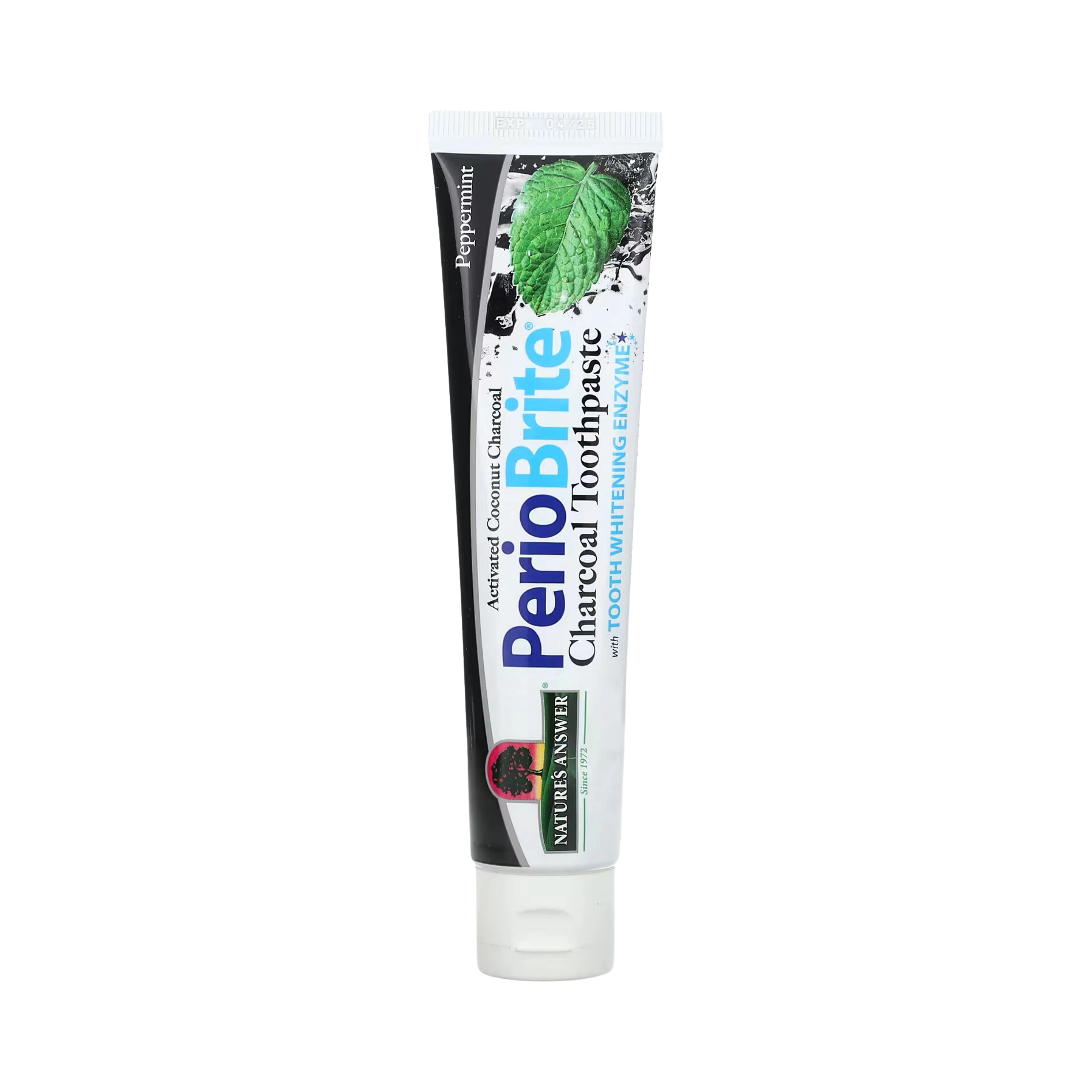 Nature's Answer - PerioBrite Charcoal Toothpaste, Peppermint, 4 oz