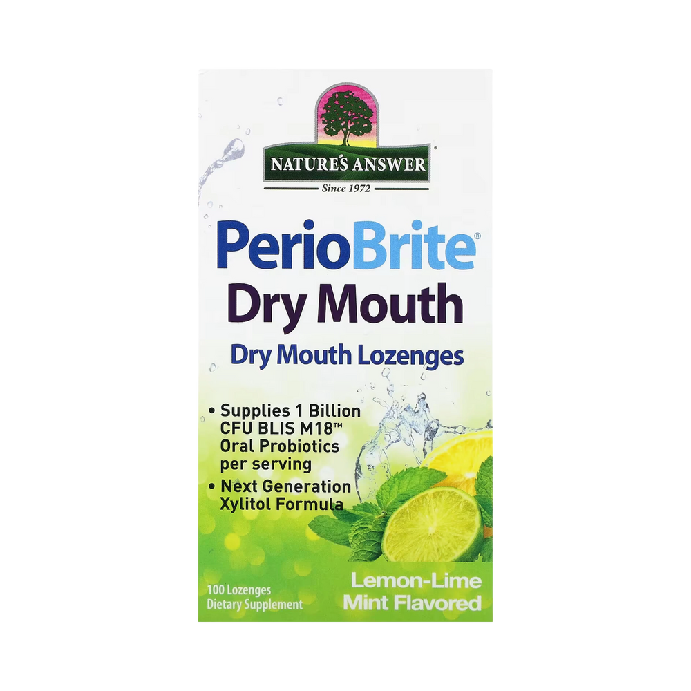 Nature's Answer - PerioBrite Dry Mouth Lozenges, 100 Lozenges