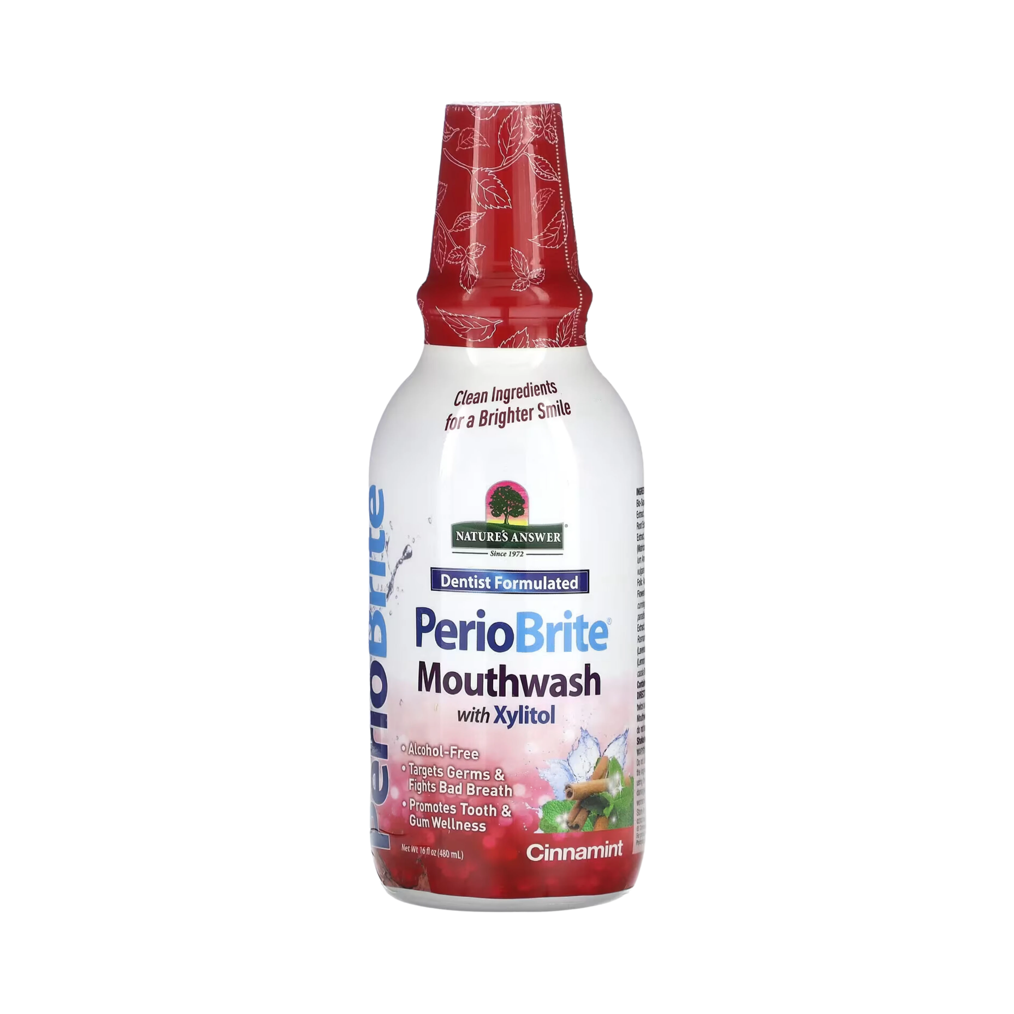 Nature's Answer - PERIOBRITE MOUTHWASH CINNAMINT 16OZ