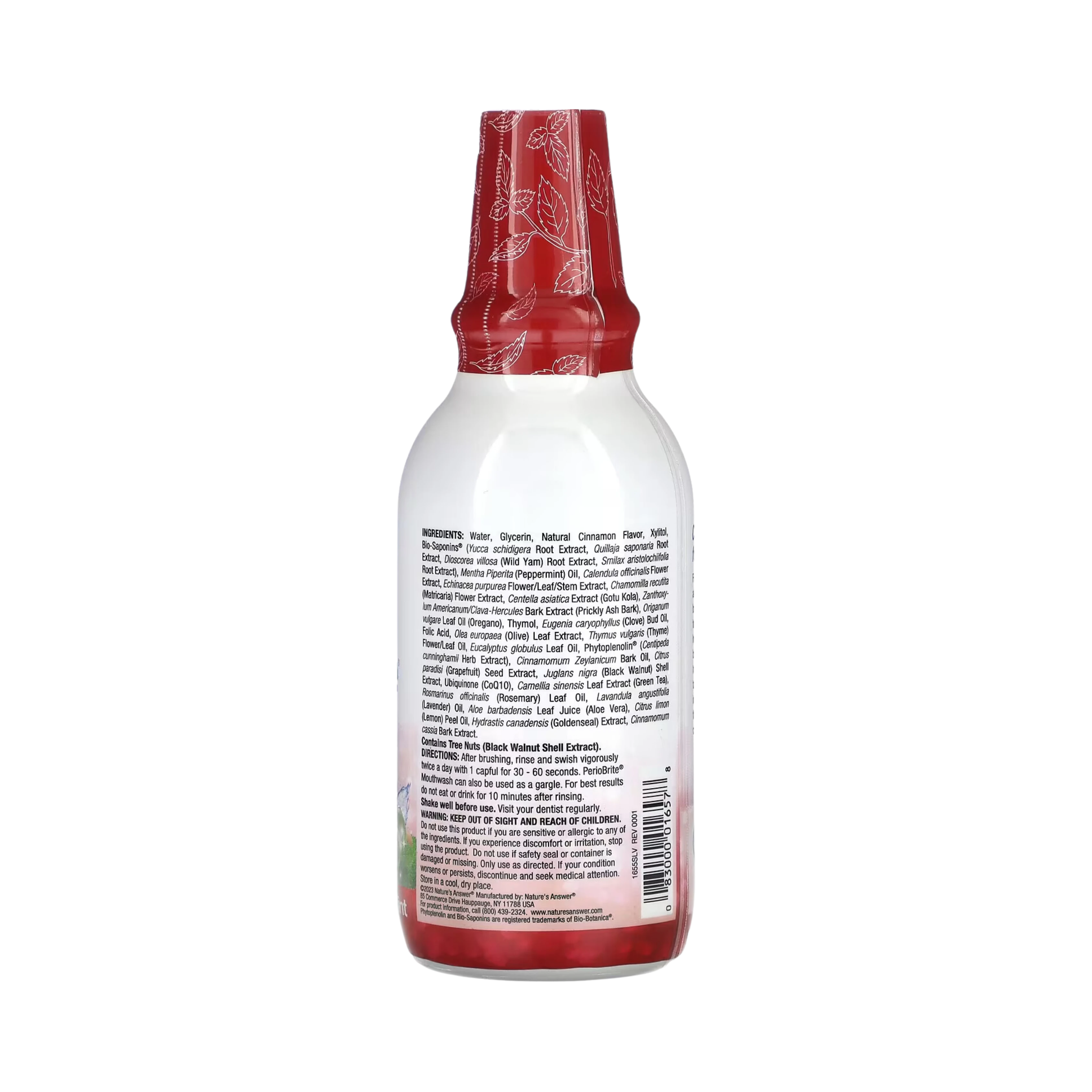 Nature's Answer - PERIOBRITE MOUTHWASH CINNAMINT 16OZ