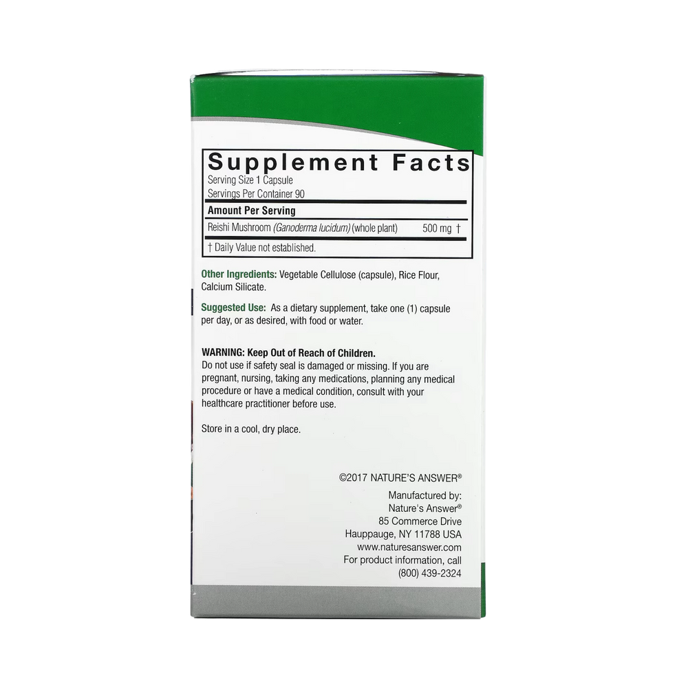 Nature’s Answer - Reishi, 90 Capsules