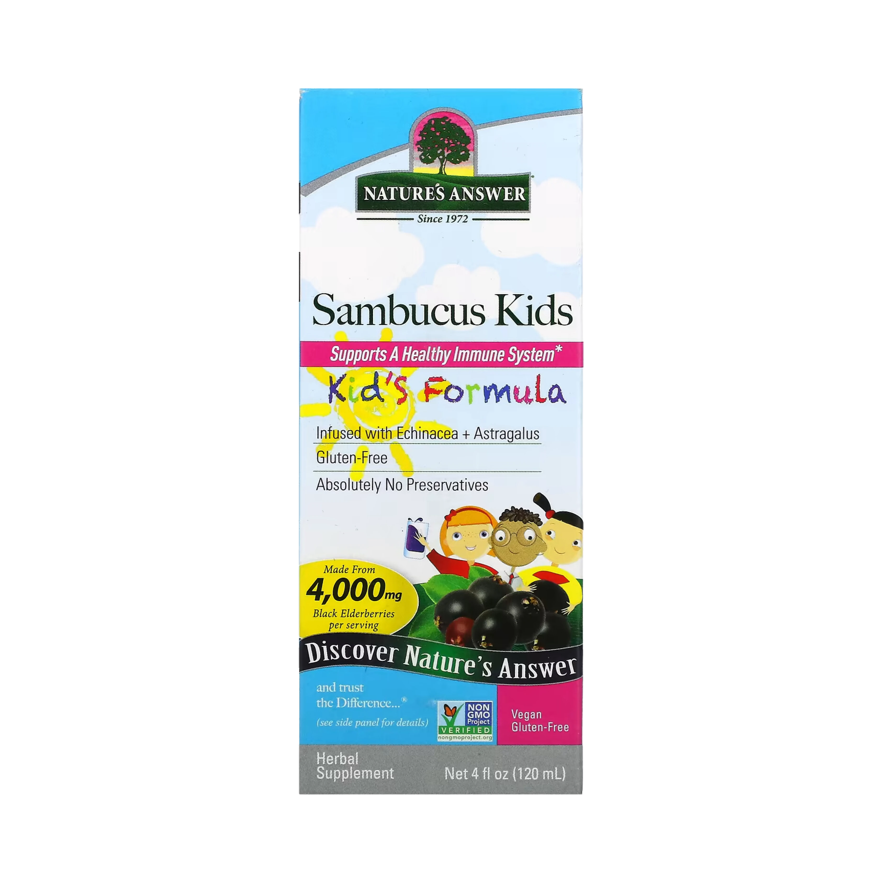 Nature’s Answer - Sambucus Kids, 4 Oz