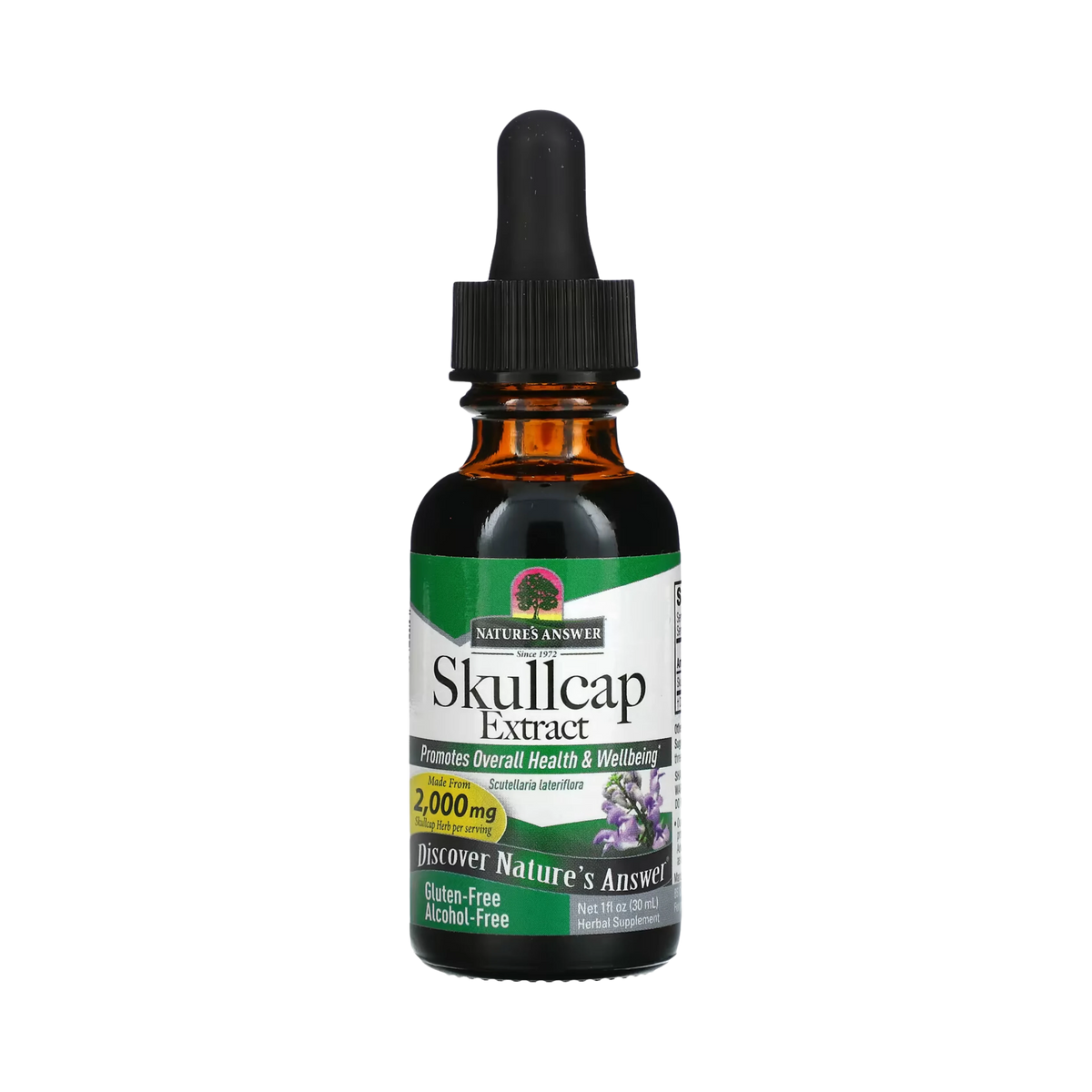 Nature’s Answer - Skullcap Herb Alcohol Free Extract, 1 Oz
