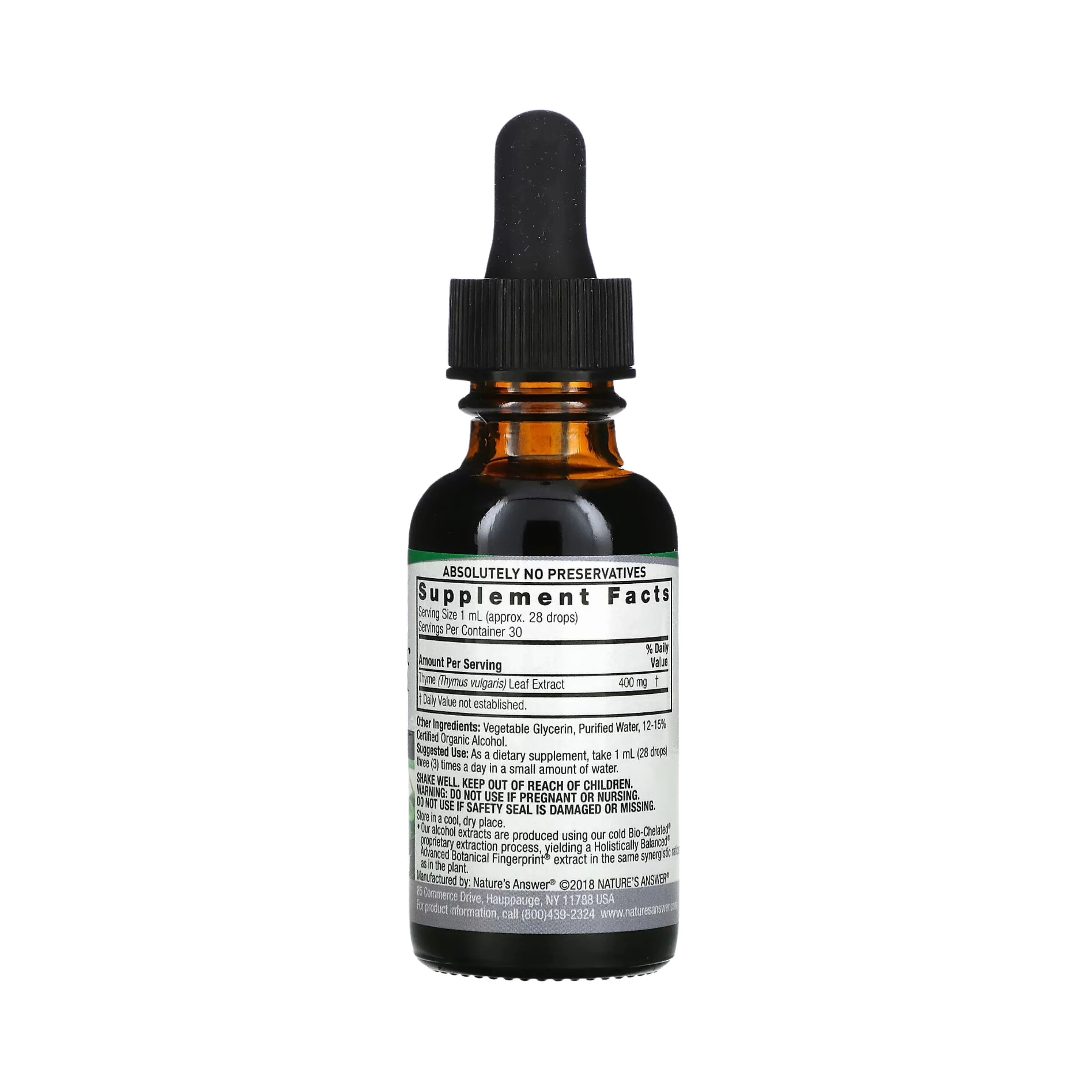 Nature’s Answer - Thyme Extract, 1 Oz