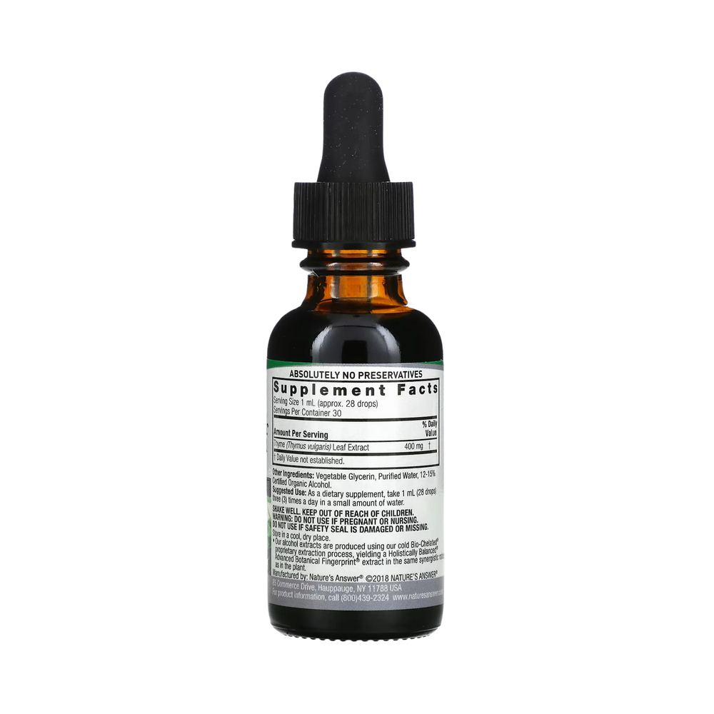 Nature’s Answer - Thyme Extract, 1 Oz