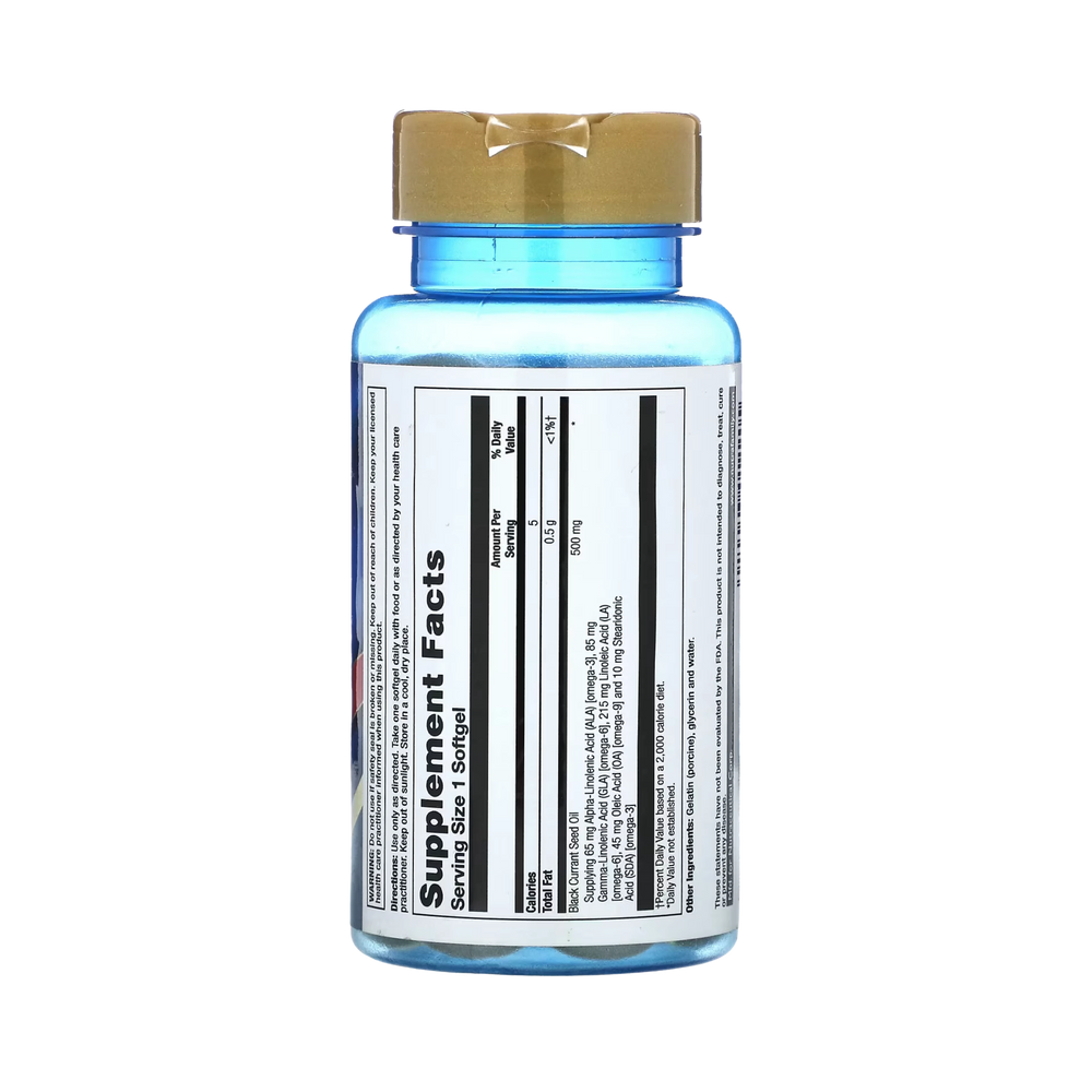 Nature's Life, Black Currant Oil, 500 mg, 90 Mini Softgels