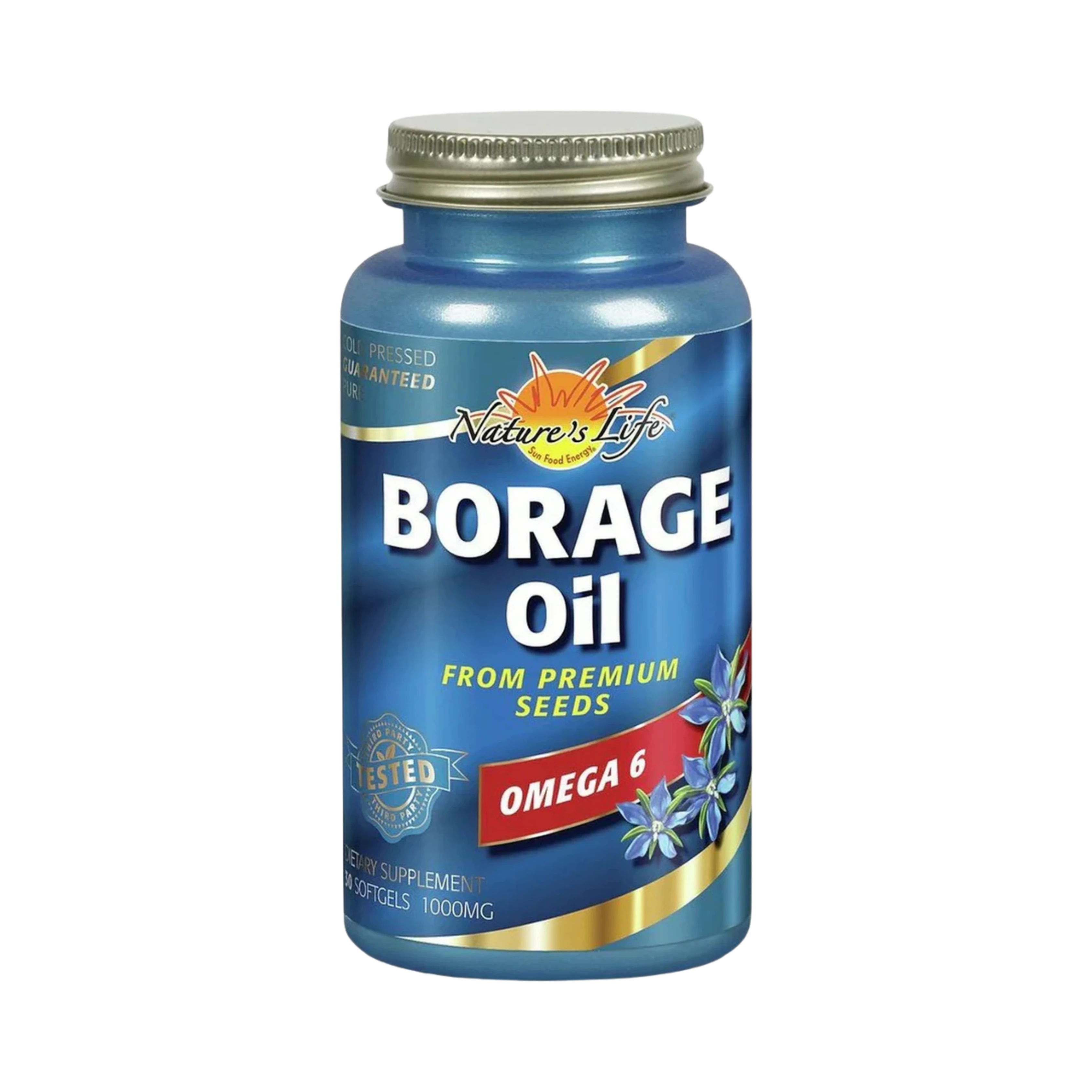 Nature's Life, Borage Oil, 1000 mg, 30 Softgels