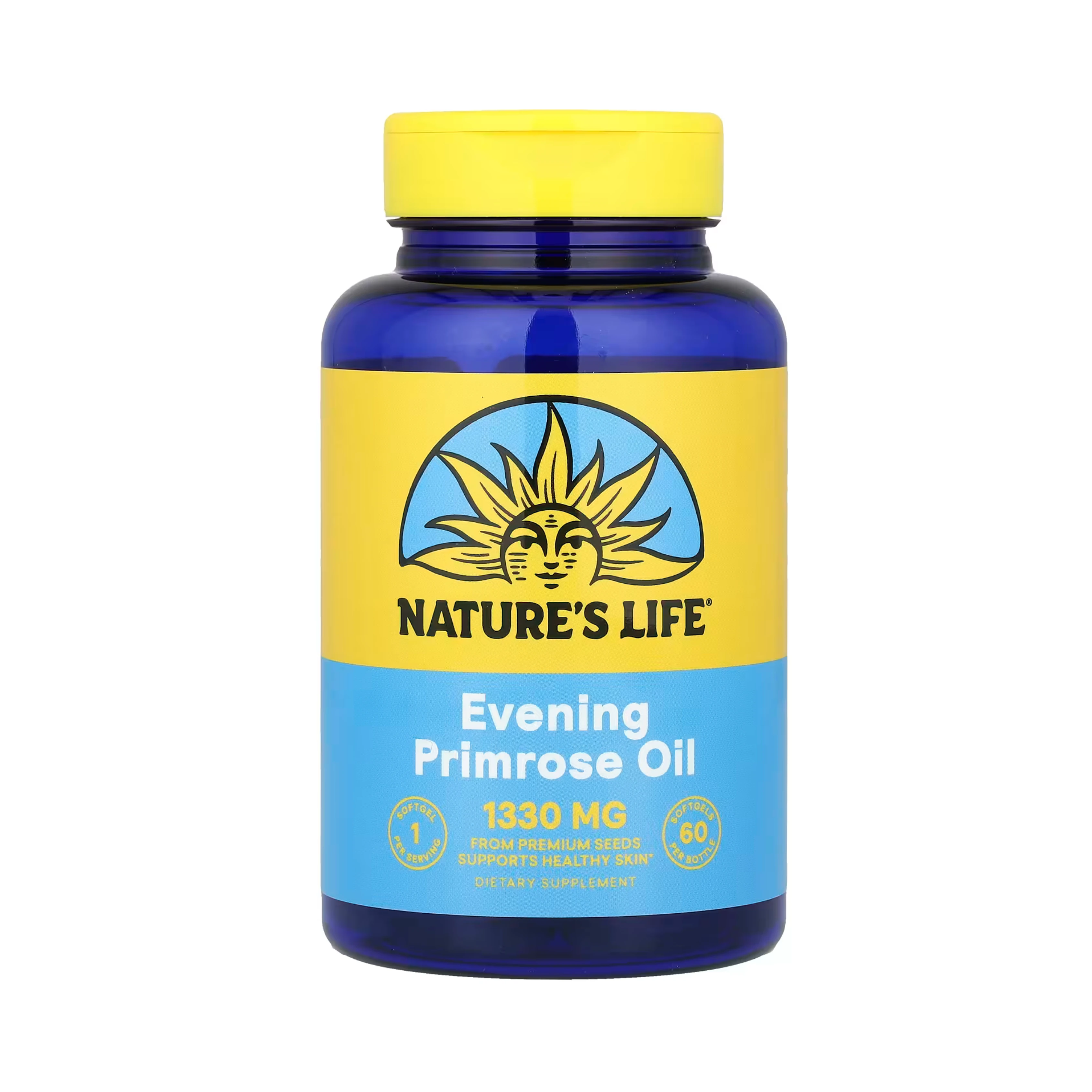 Nature's Life, Evening Primrose Oil, 1300 mg, 60 Softgels