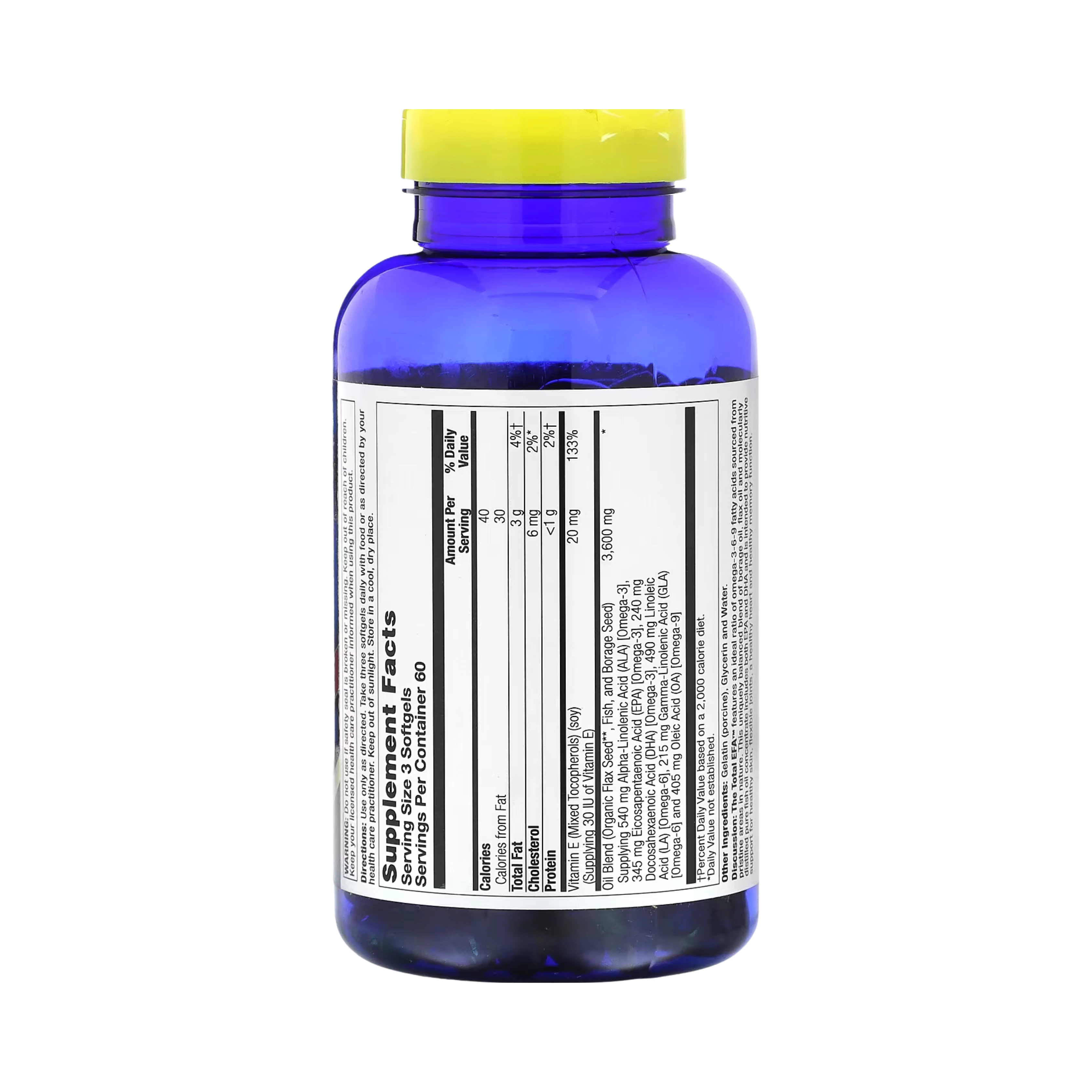 Nature’s Life, The Total EFA, 180 Softgels