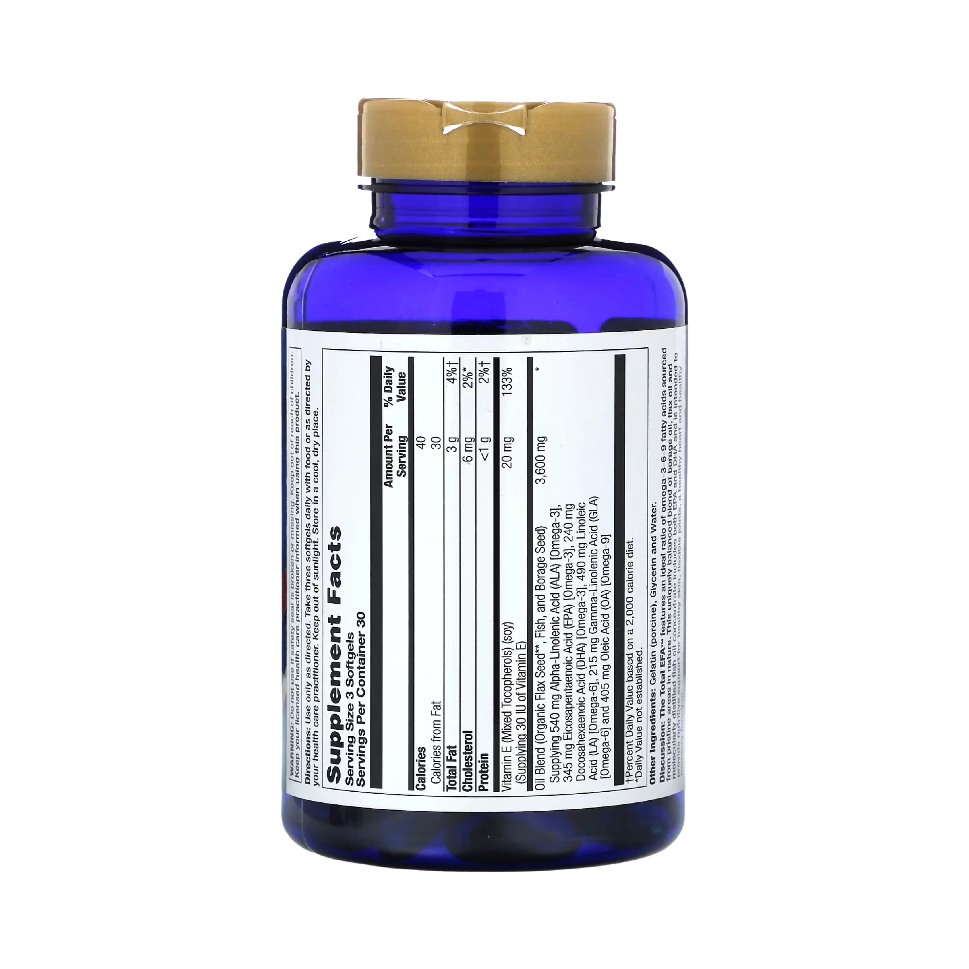 Nature's Life, The Total EFA Fish Oi, 90 Softgels