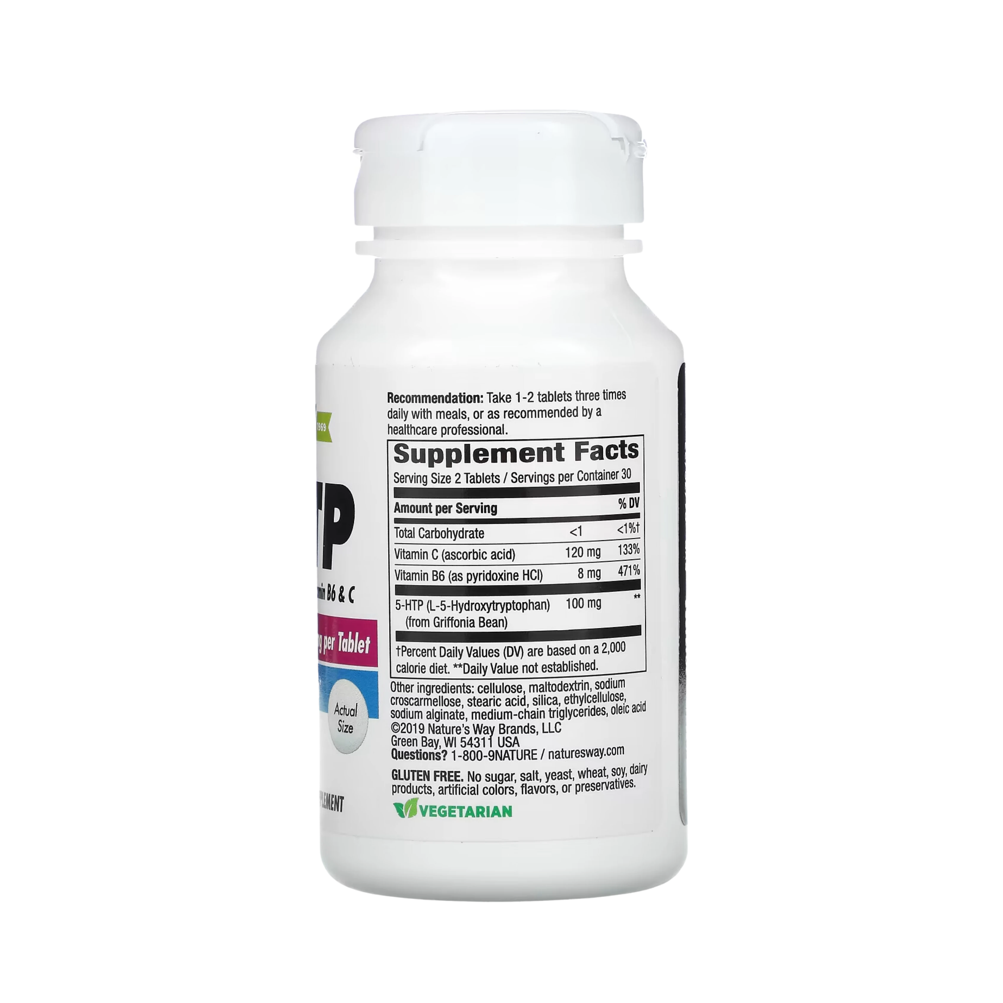 Nature's Way, 5-HTP, 60 Tablets